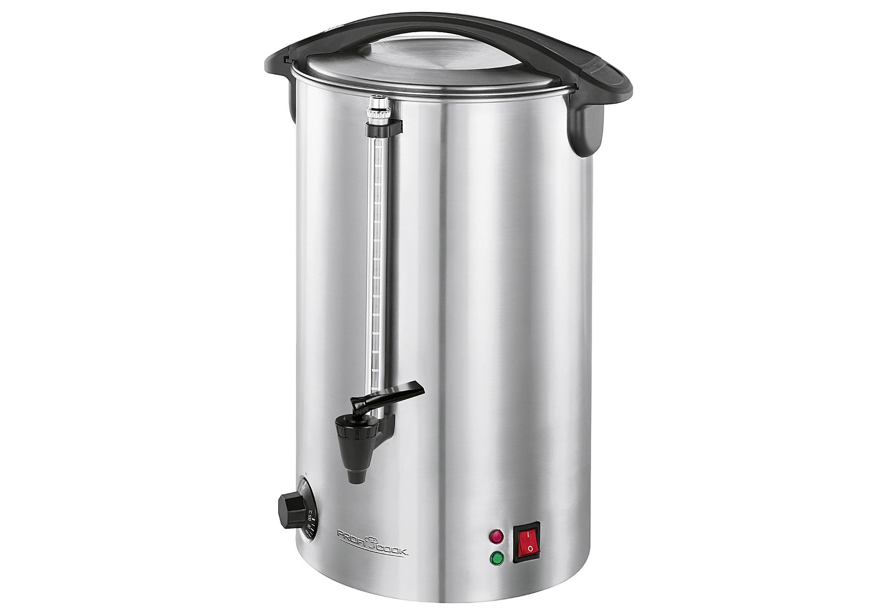 PROFI COOK Heissgetränkeautomat PC-HGA 1196 7 Liter 1500W inox