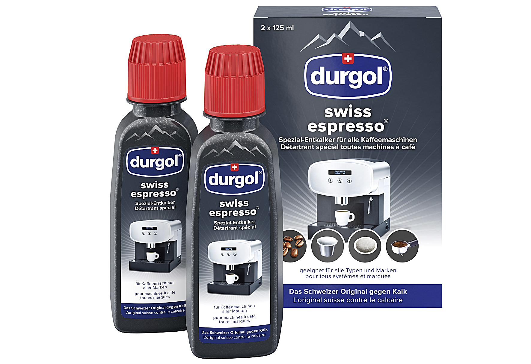DURGOL Entkalker für Espressomaschinen 2 x 125 ml 2er Pack