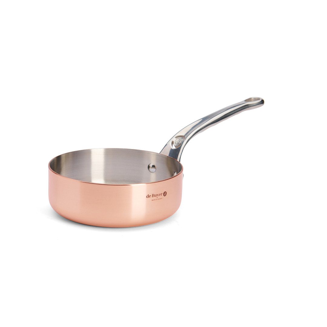 De Buyer GERADE SAUTEUSE / SCHMORPFANNE, INOCUIVRE, Ø16CM De Buyer GERADE SAUTEUSE / SCHMORPFANNE, INOCUIVRE, Ø16CM