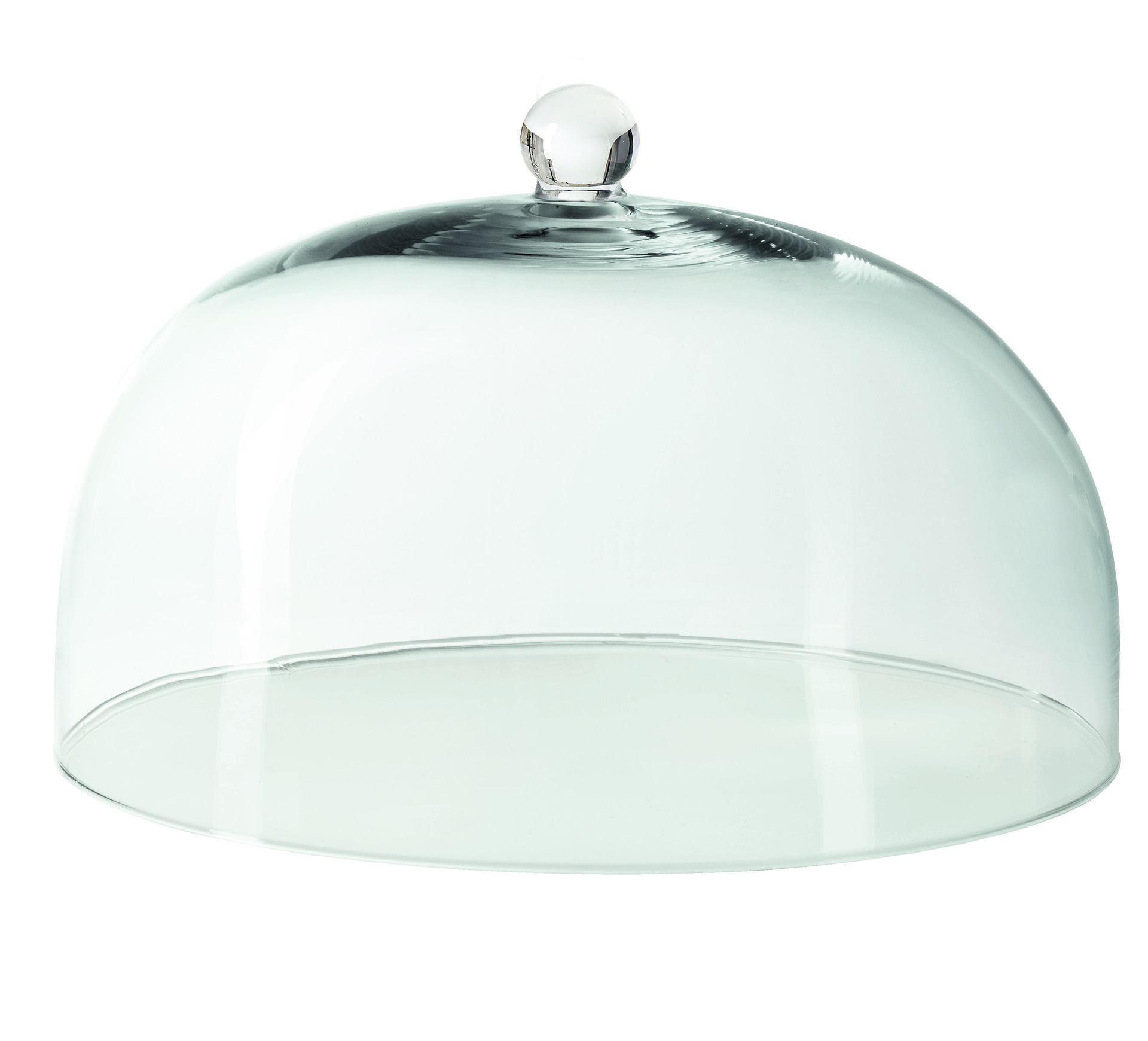 ASA Glasglocke, mit mattem Griff D. 28cm, H. 20 cm grande