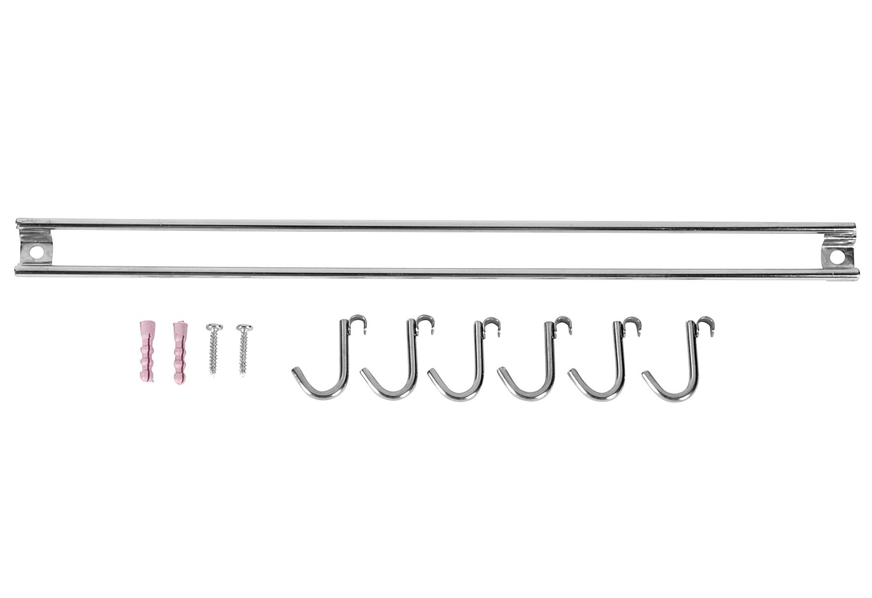 My Basics Hängeleiste Edelstahl 31,5cm silberfarben