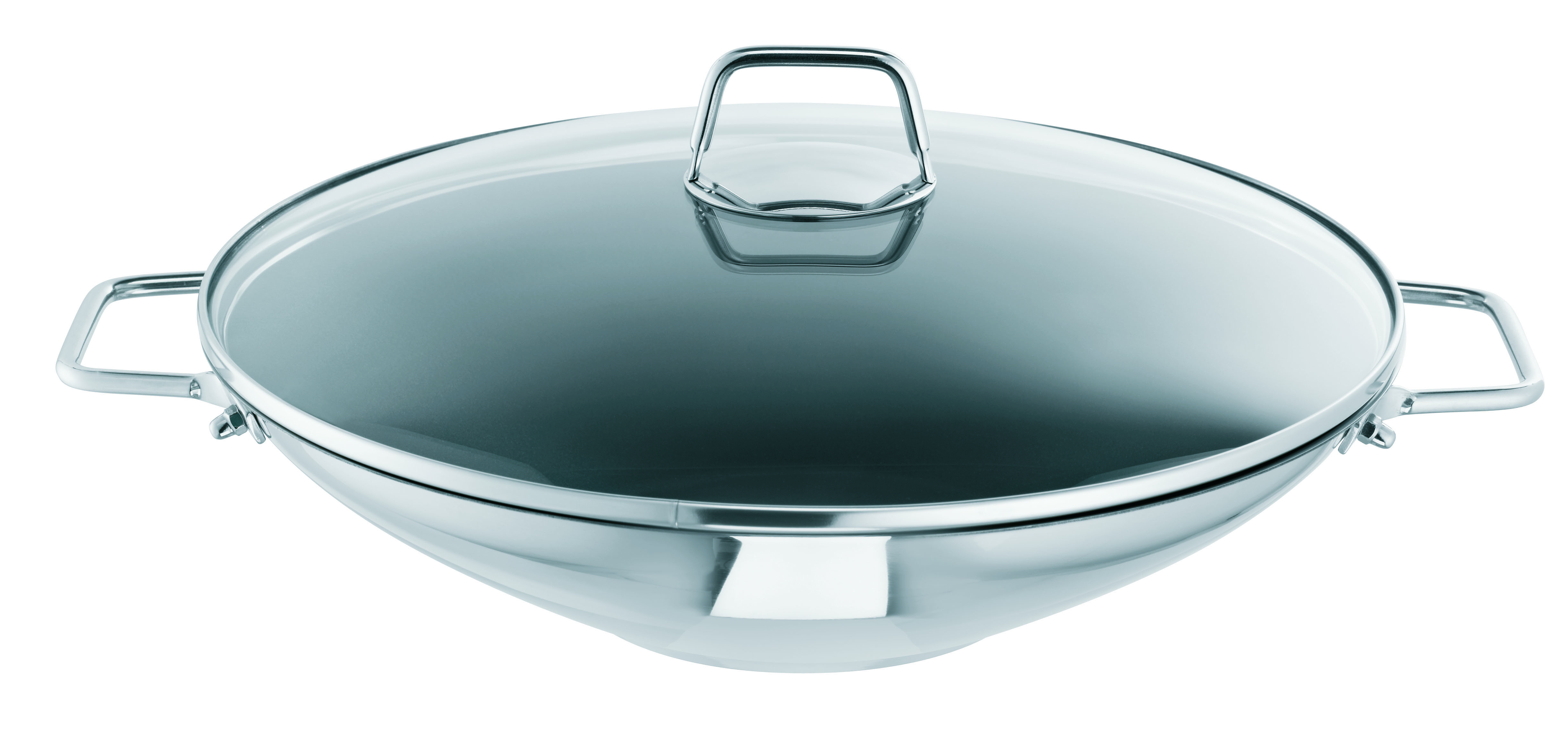 Schulte-Ufer Wok, beschichtet, inkl. Ablagegitter Wega 34 cm Ø