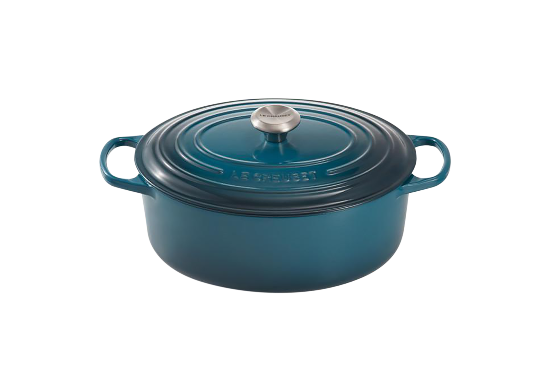 Le Creuset BRÄTER OVAL SIG 29 CM DEEP TEAL Le Creuset BRÄTER OVAL SIG 29 CM DEEP TEAL