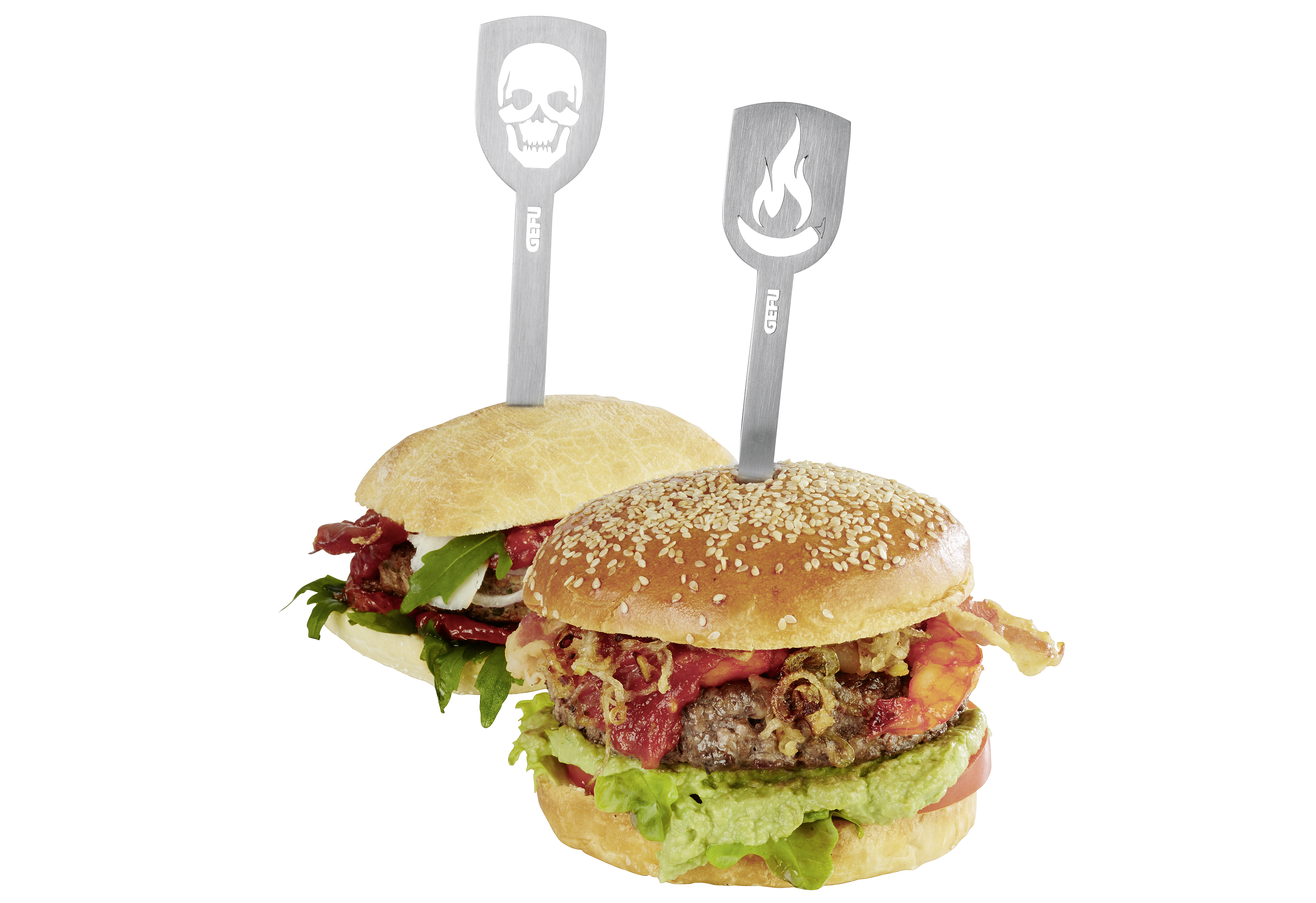GEFU Hamburgerspieß Torro 2 Stück