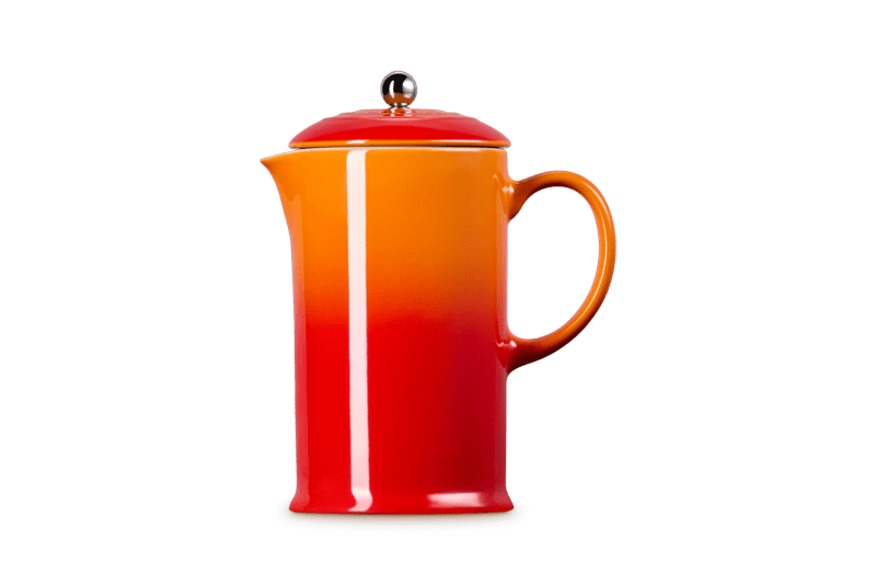 Le Creuset Kaffeebereiter aus Steinzeug  1L Ofenrot