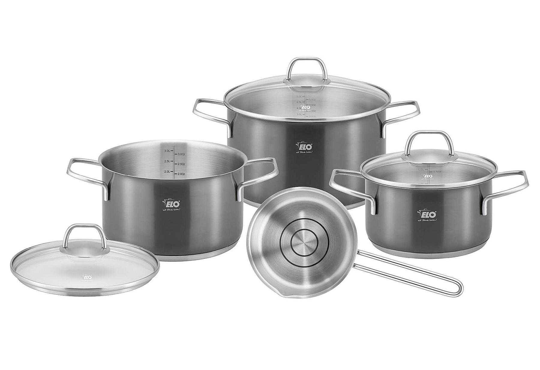 ELO Topfset "Twice Select" 4-teilig grau