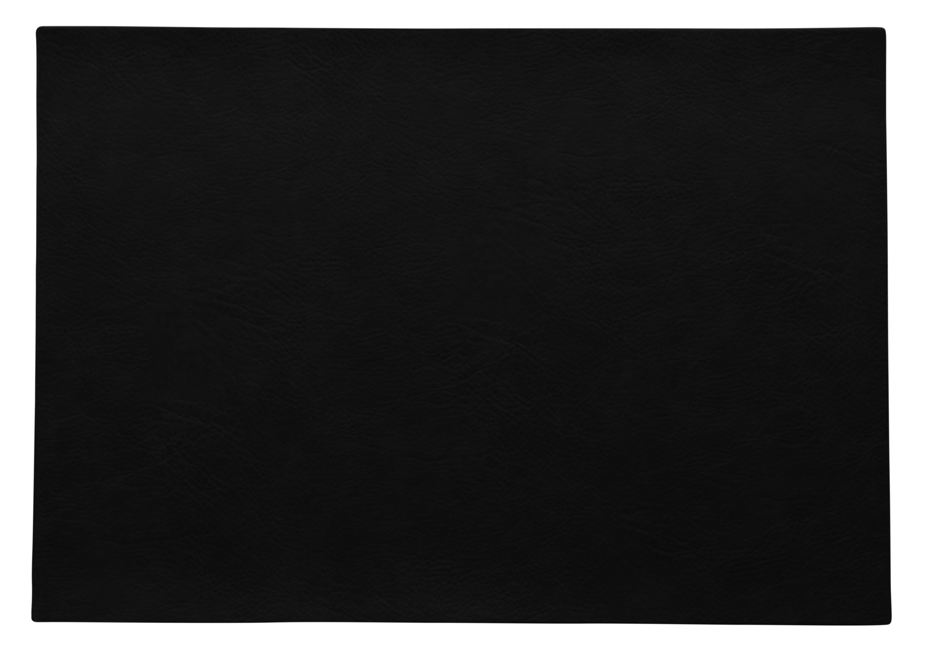 ASA Tischset, black 46 x 33 cm, vegan leather, aus PU vegan leather