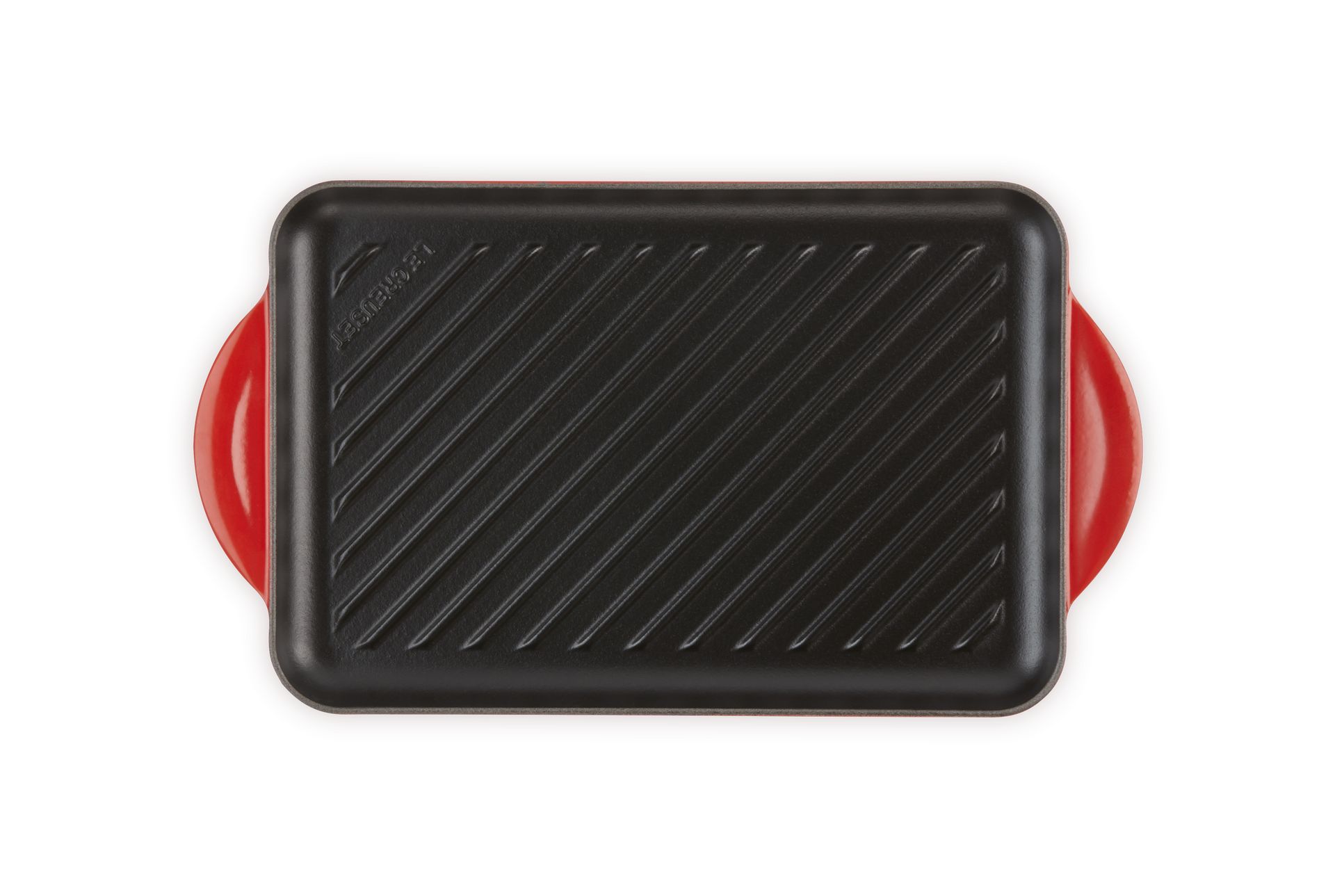Le Creuset Grillplatte Rechteckig 32 cm Kirschrot