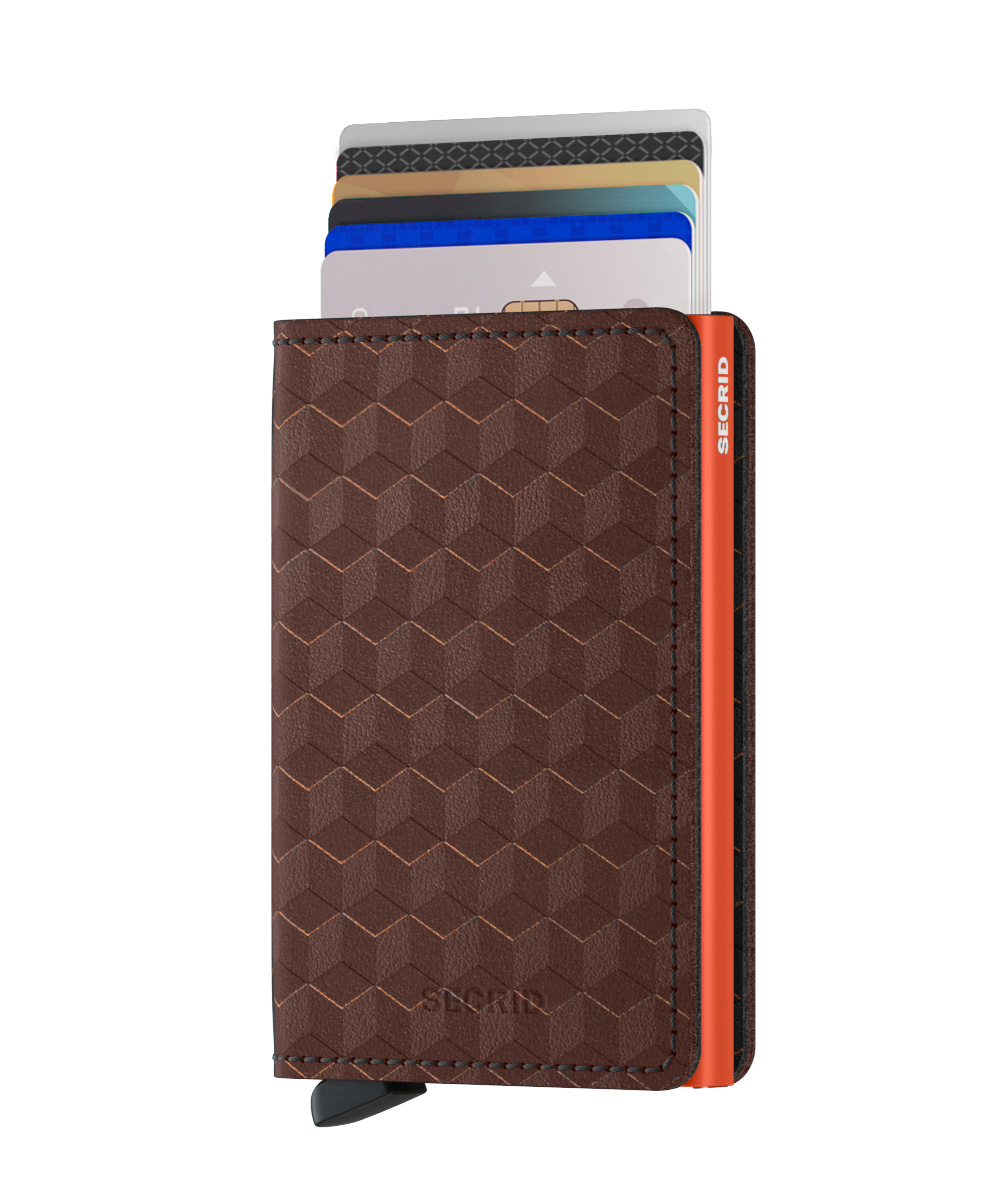 Secrid Slimwallet Optical Brown-Orange