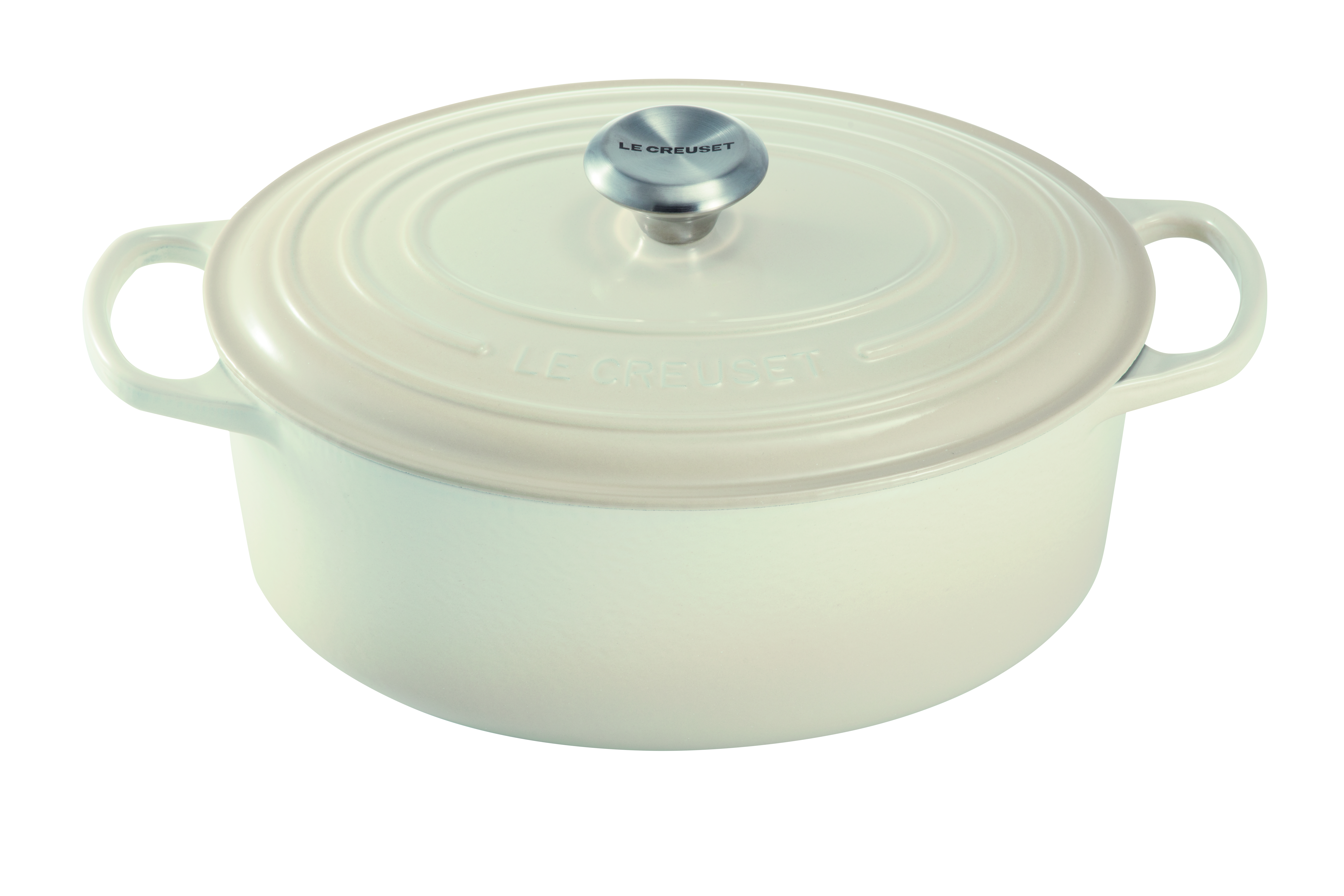 Le Creuset BRÄTER OVAL SIG 31 CM MERINGUE Le Creuset BRÄTER OVAL SIG 31 CM MERINGUE