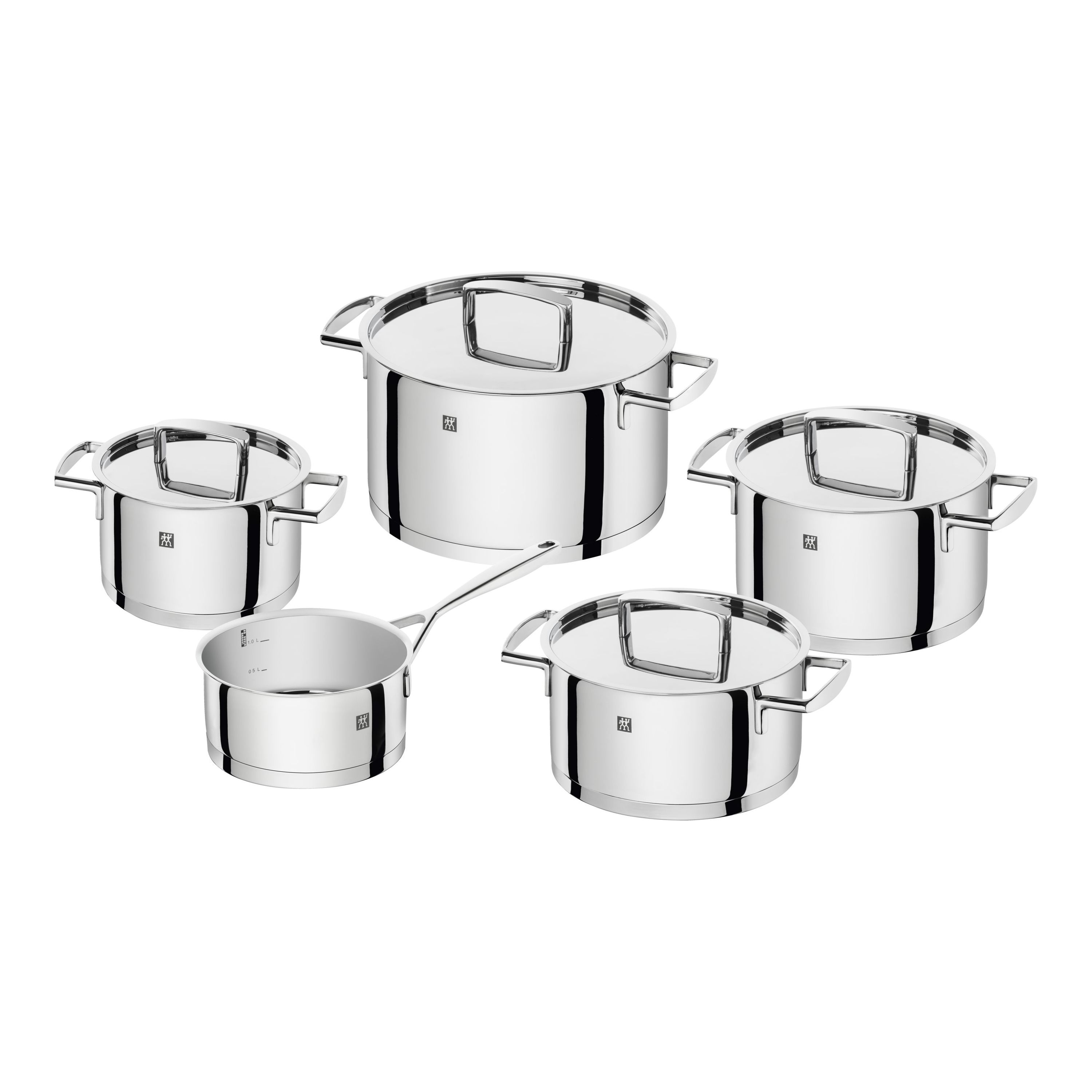 ZWILLING Passion Kochtopfset 5-tlg, 18/10 Edelstahl