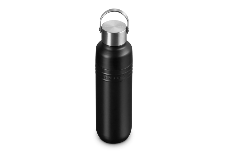 Le Creuset Trinkflasche 500ml Schwarz Matt