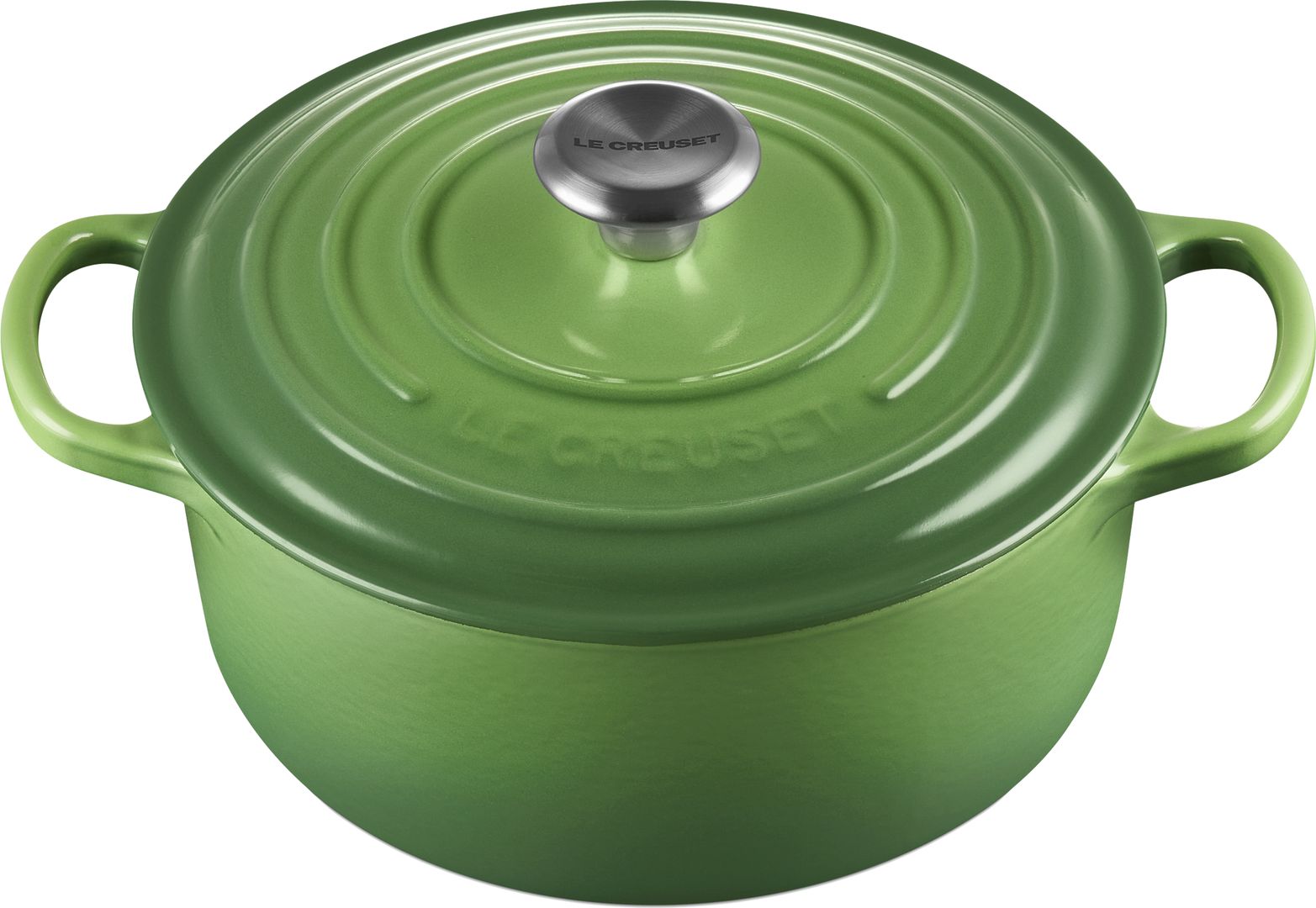 Le Creuset Bräter Signature rund 20 cm BambooGreen 