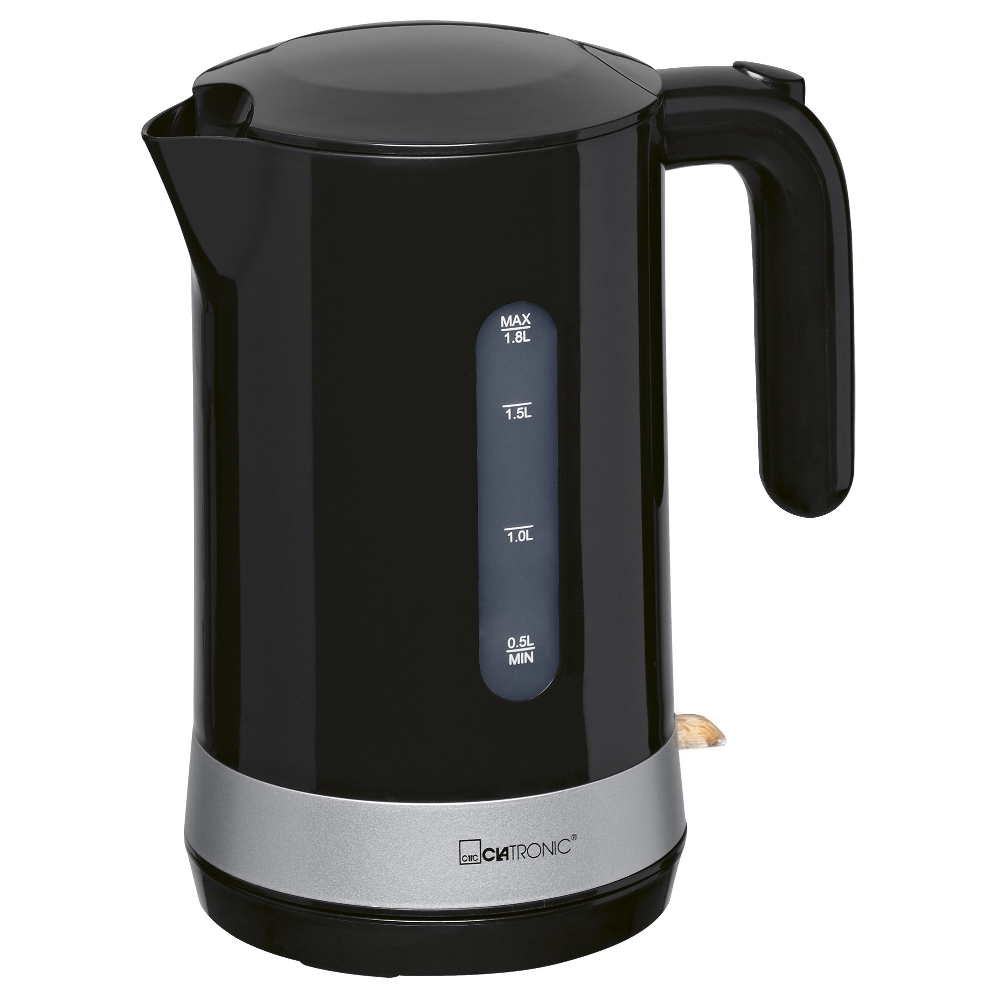 CLATRONIC Wasserkocher WK 3840 Ø 15 cm 1.8 l schwarz