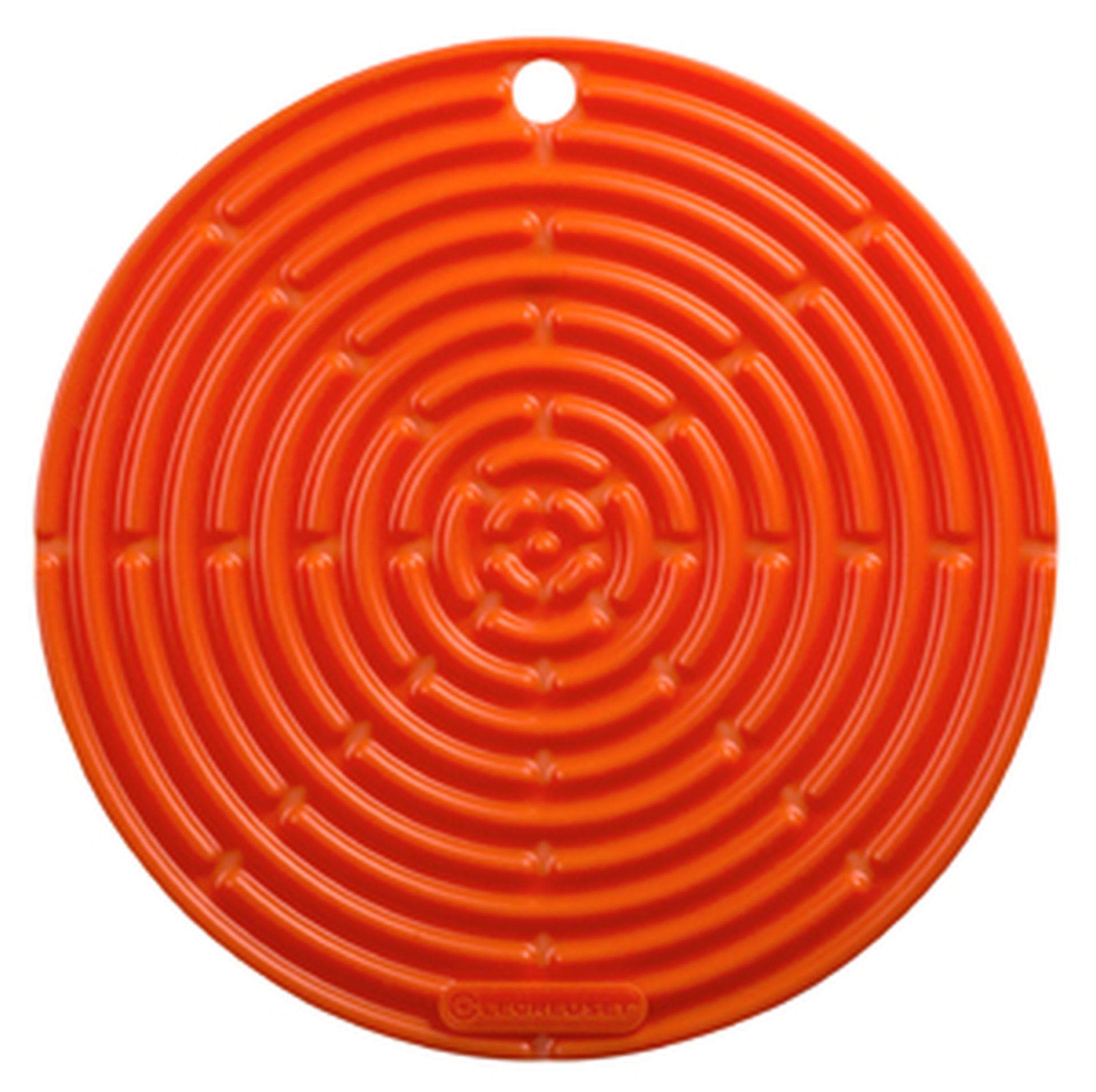 Le Creuset Topflappen Klassik Rund Ofenrot