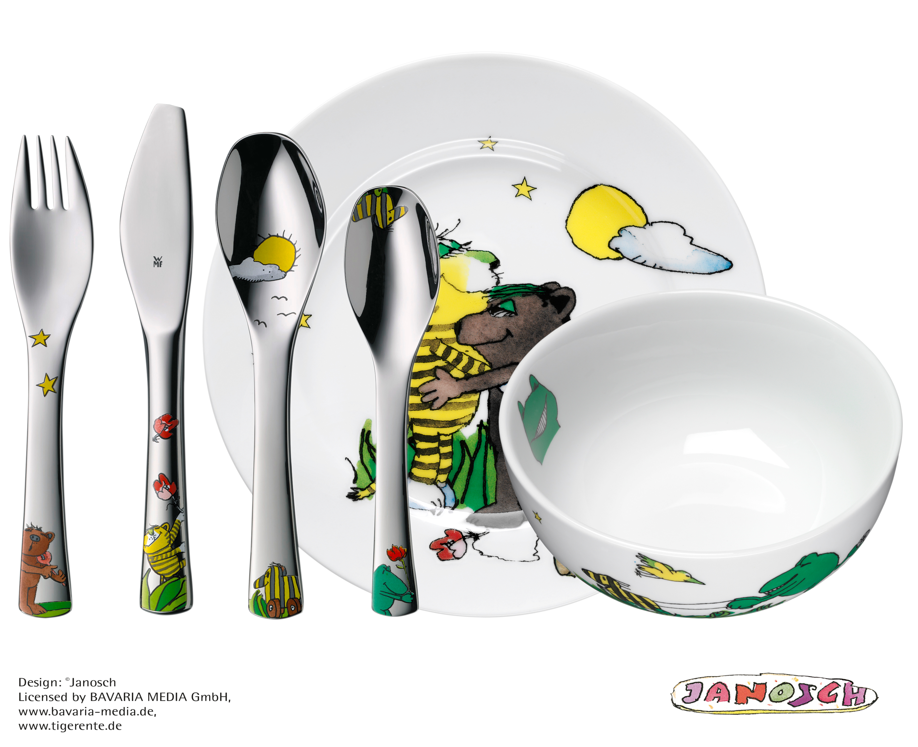 WMF Kinderbesteck-Set Janosch, 6-teilig WMF Kinderbesteck-Set Janosch, 6-teilig