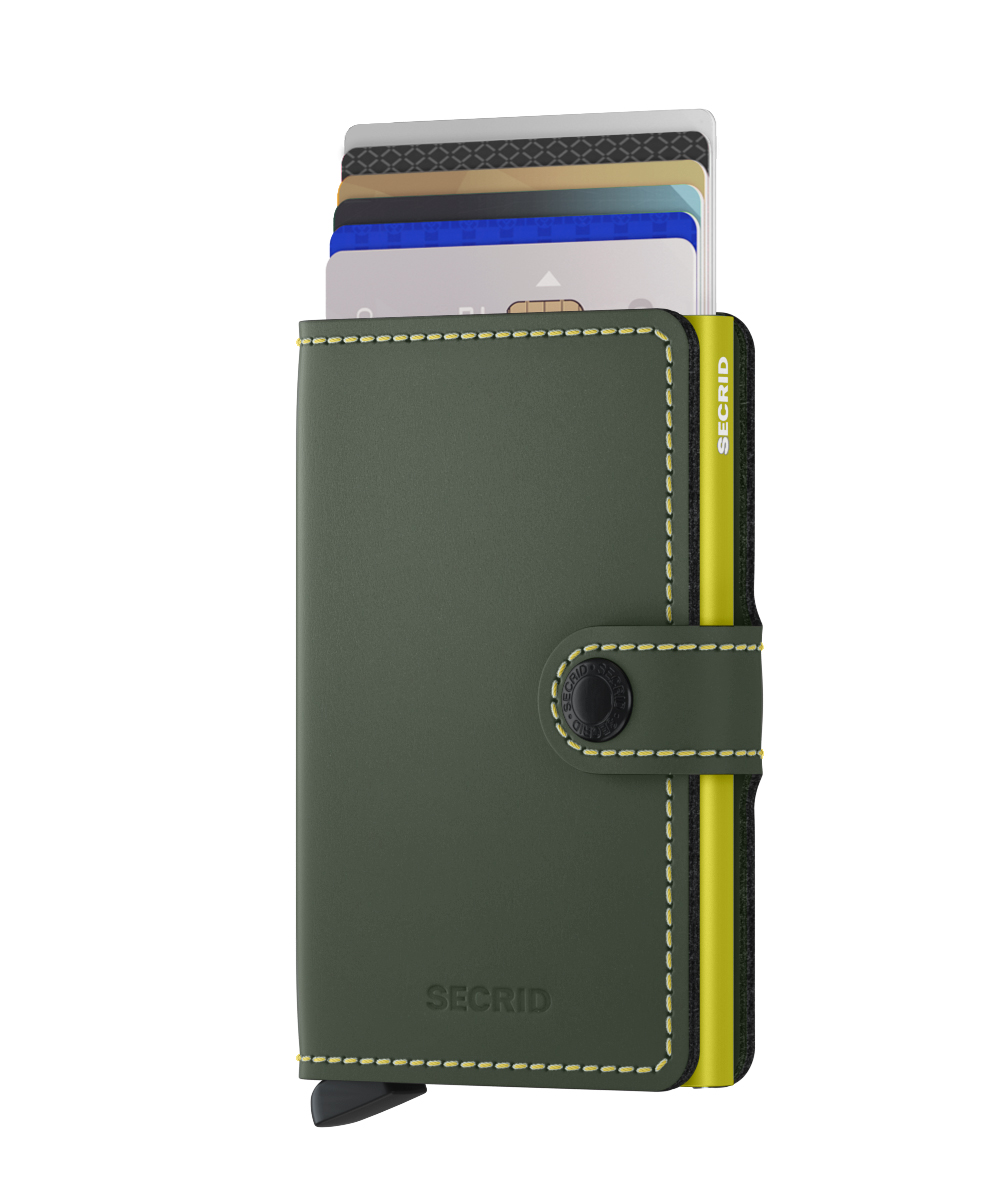 Secrid Miniwallet Matte Green & Lime