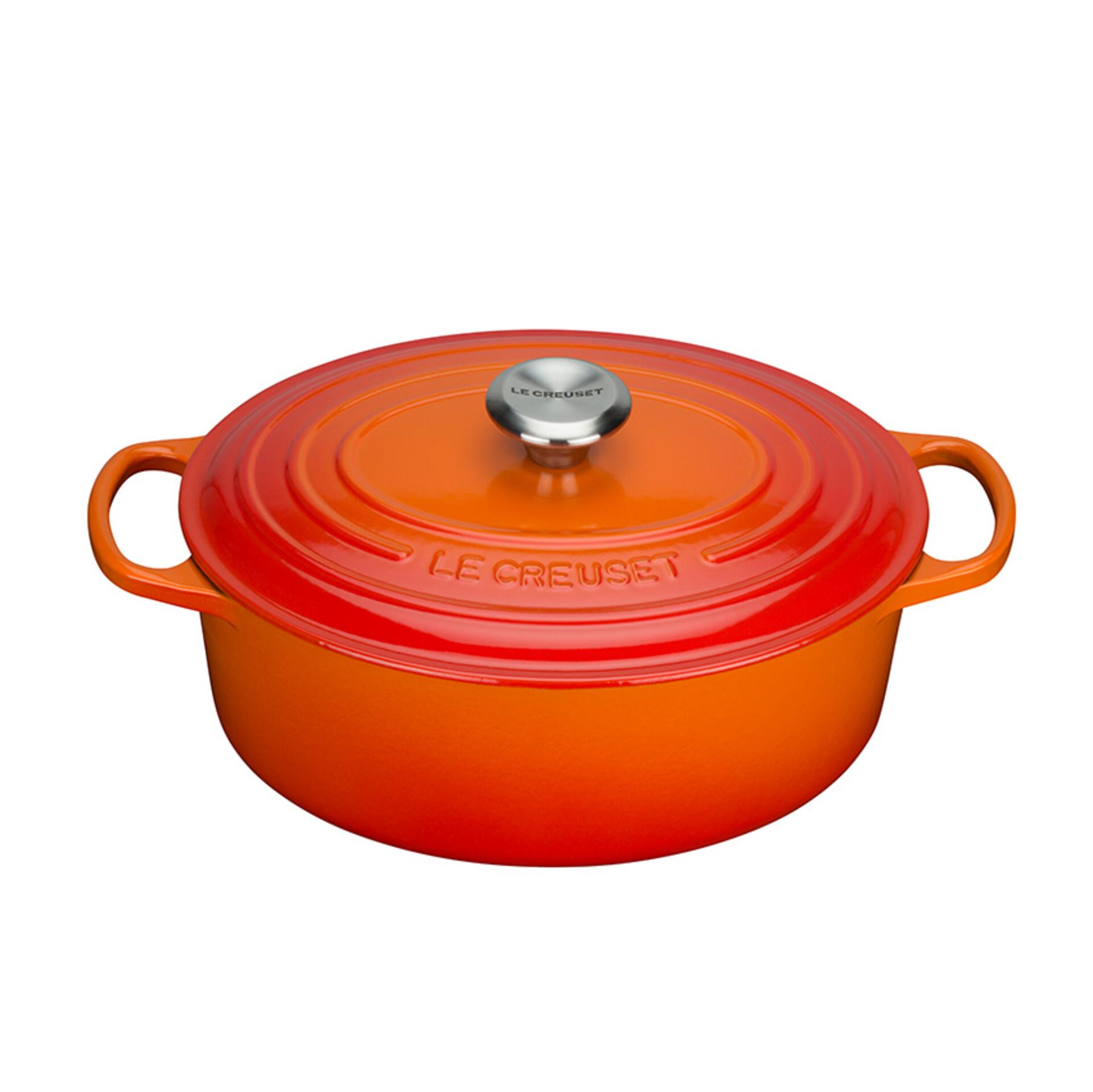 Le Creuset Bräter Signature 27 cm oval Ofenrot 4,1 L