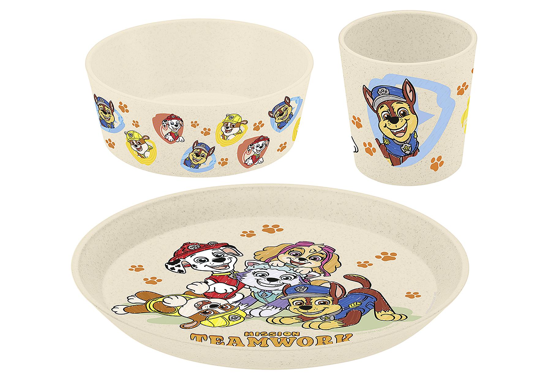 KOZIOL Kleiner Teller + Schale + Becher, CONNECT GROW PAW PATROL organic moon