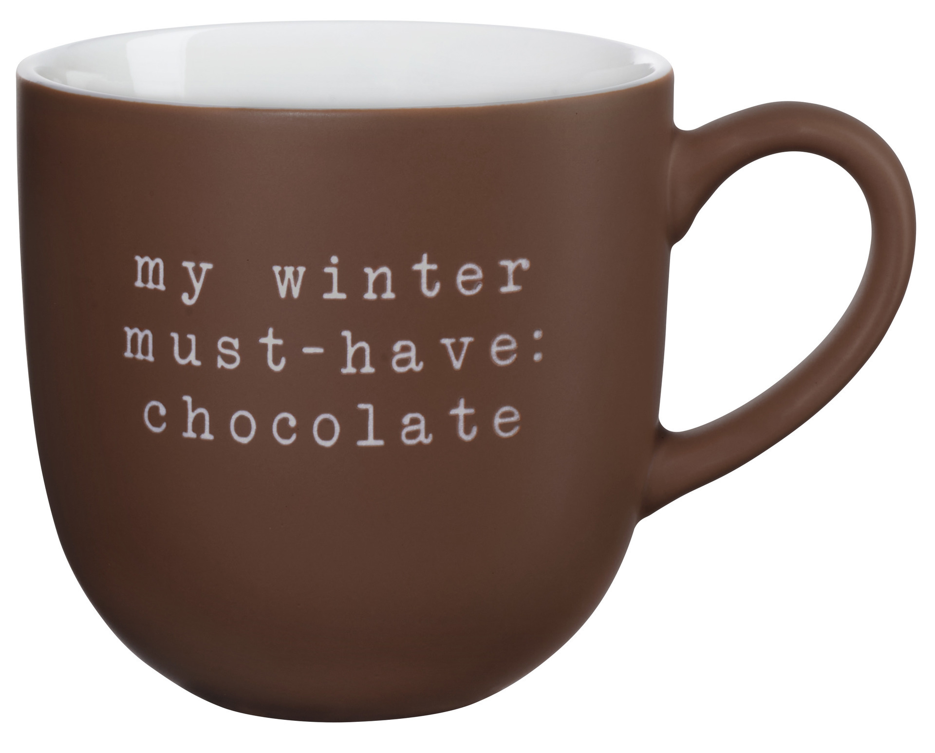 ASA hey! Henkelbecher, chocolate Braun