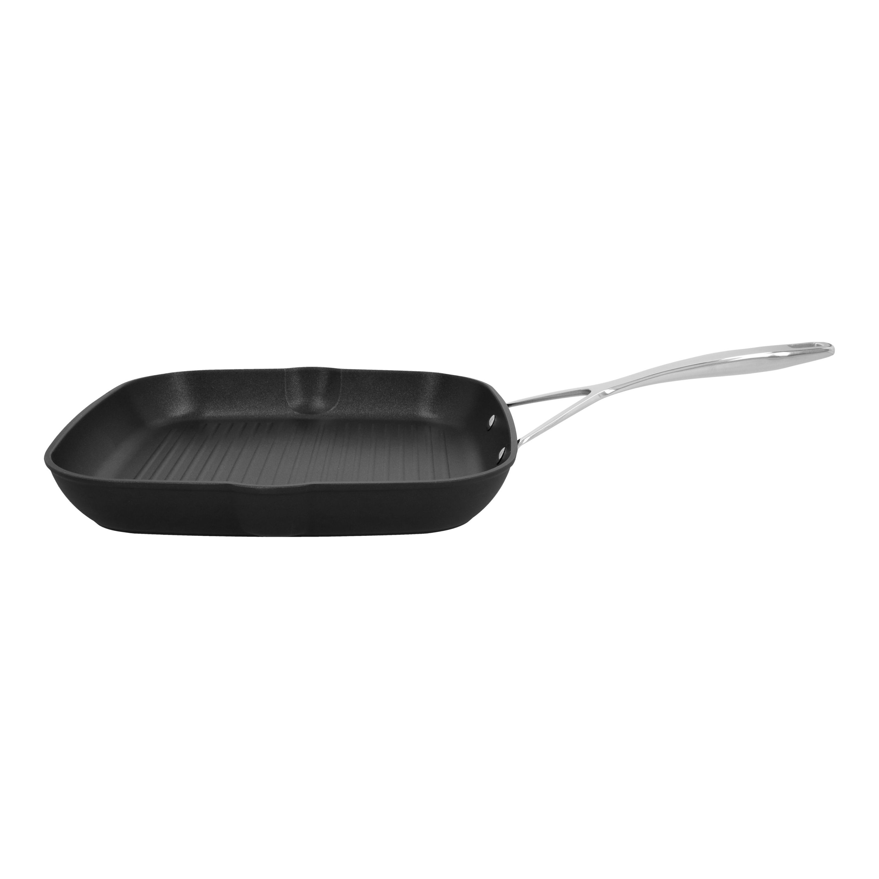 Demeyere Alu Pro 5 Grillpfanne 28 x 28 cm, Aluminium, Schwarz