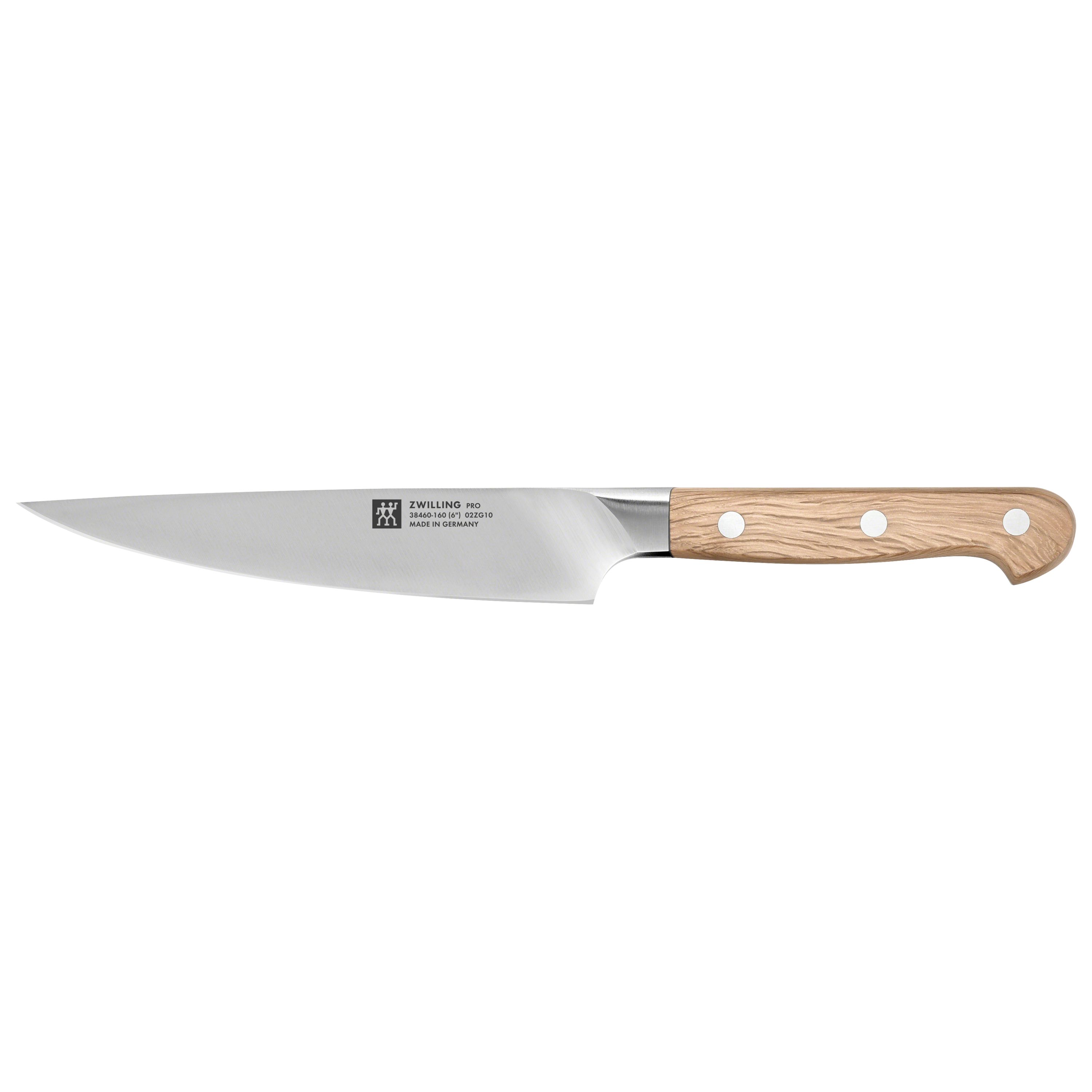 ZWILLING Pro Wood Fleischmesser 16 cm, Glattschliff