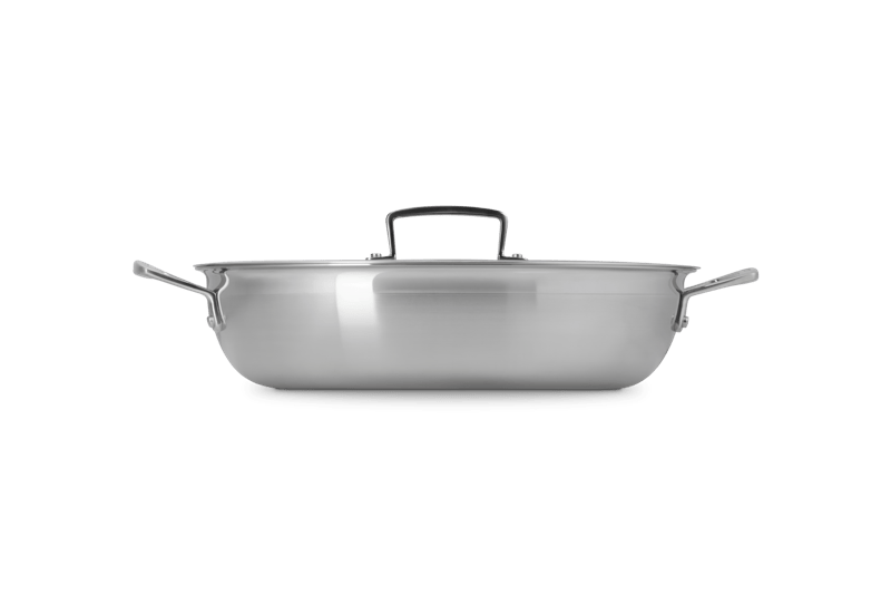 Le Creuset 3-ply Profipfanne mit Deckel 30 cm