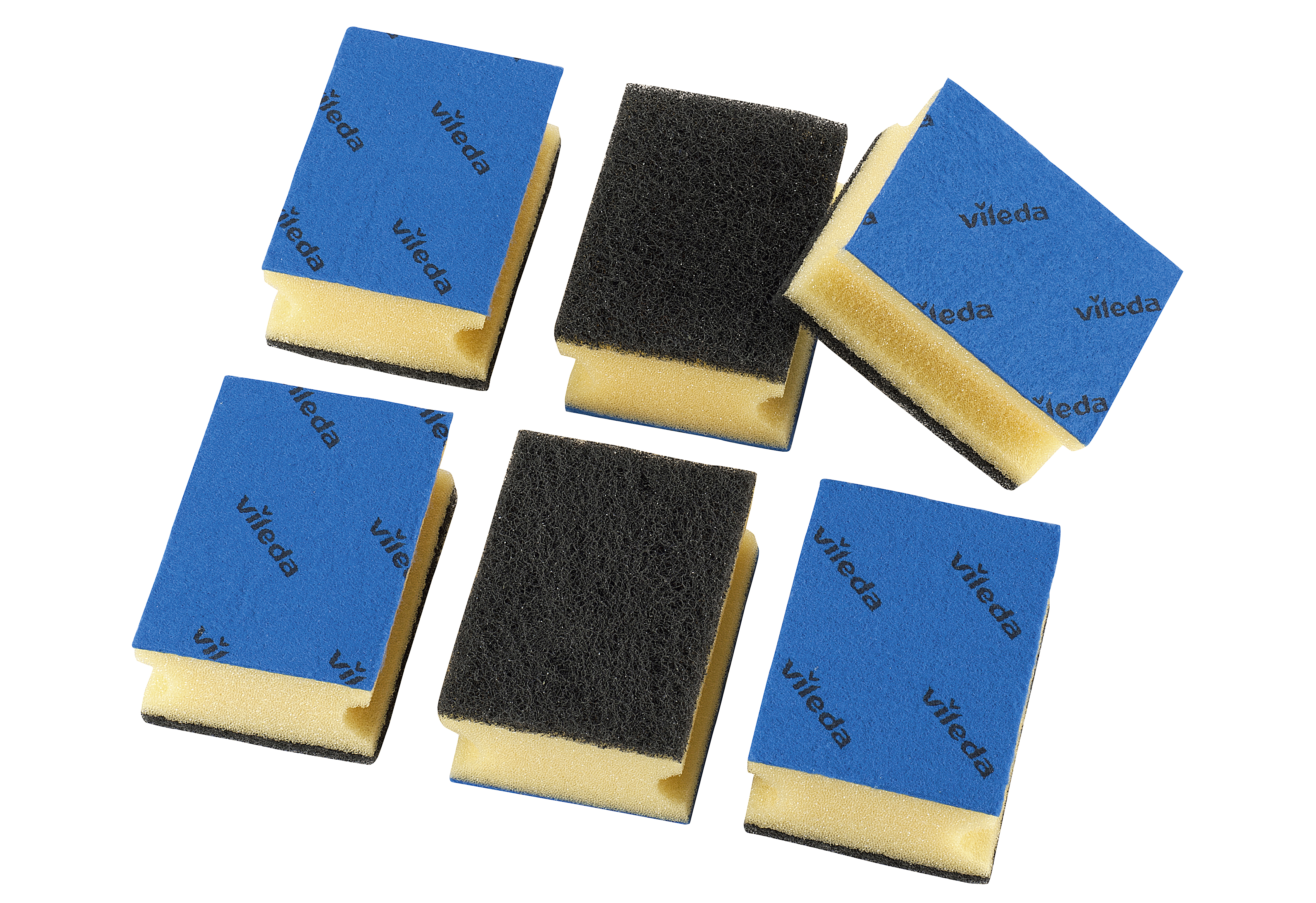 VILEDA Schwamm Glitzi plus Antibac 6er Pack