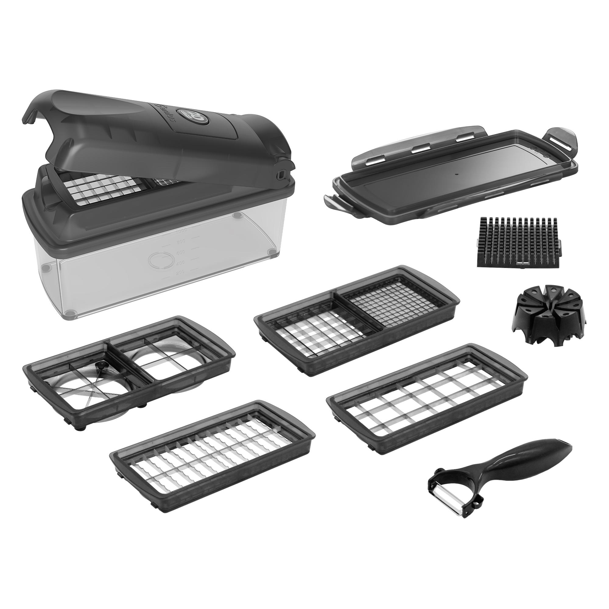 GENIUS Nicer Dicer Plus Set 11-teilig mattschwarz