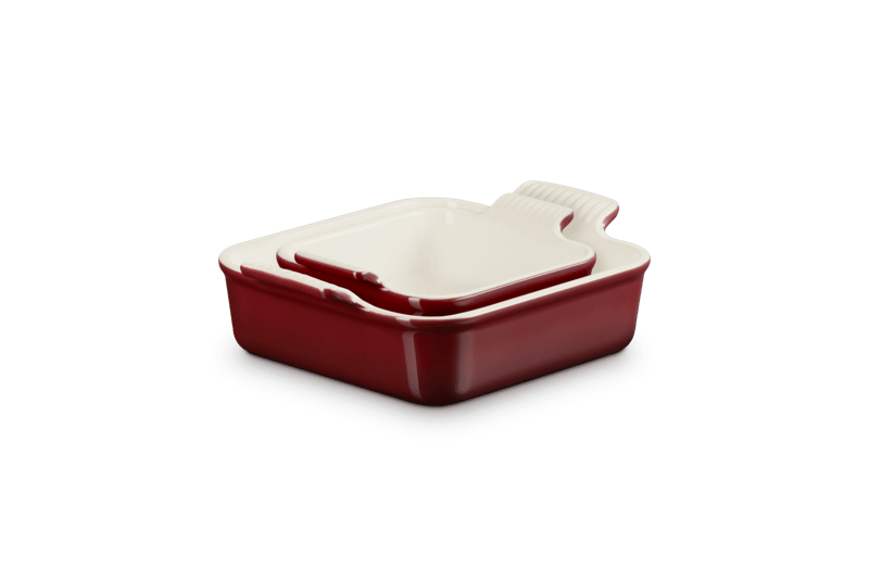 Le Creuset Auflaufform Tradition quadratisch 2er-Set 13 / 20