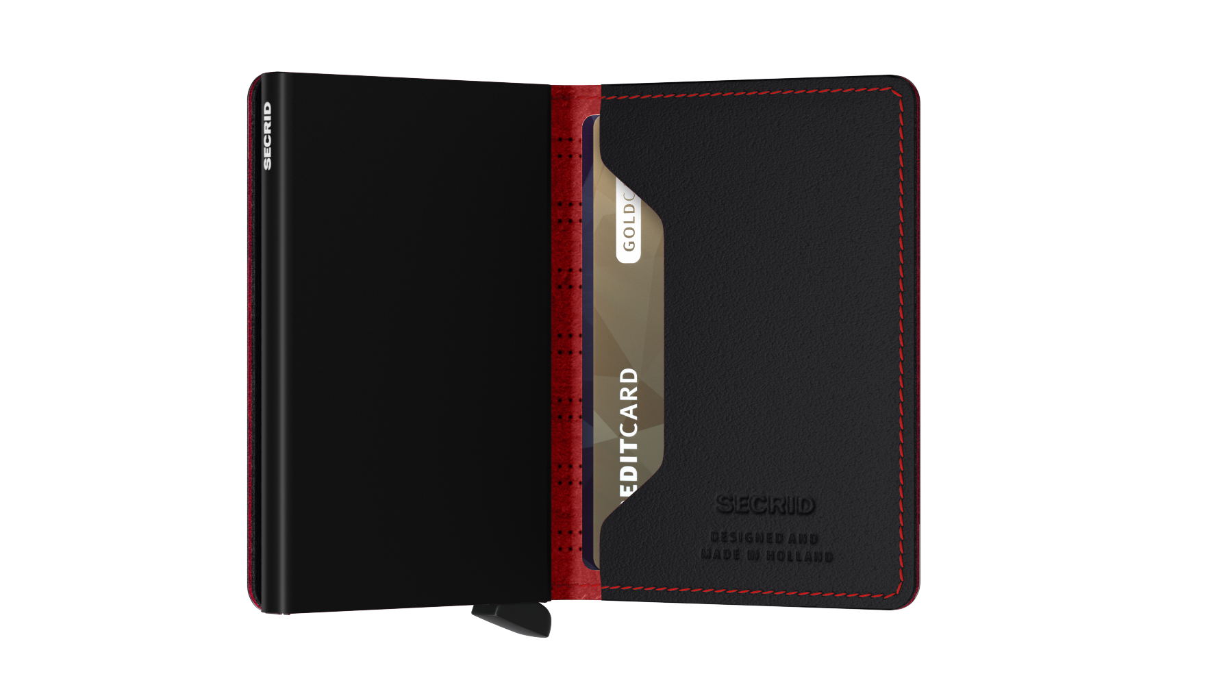 Secrid Slimwallet Fuel Black-Red