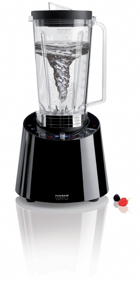Bugatti Vento Power Blender Hochleistungsmixer Black Schwarz