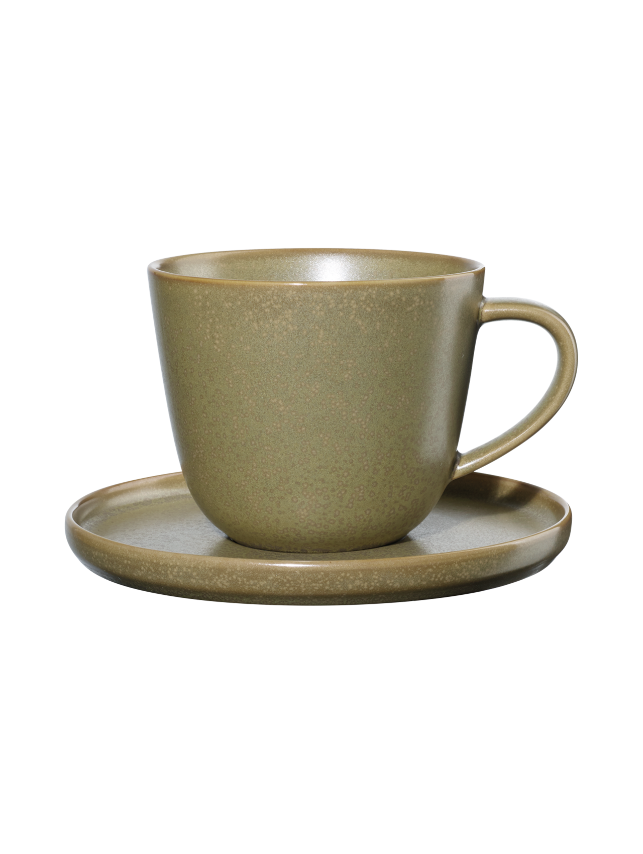 ASA coppa Kaffeetasse mit Unterteller, miso Gelb