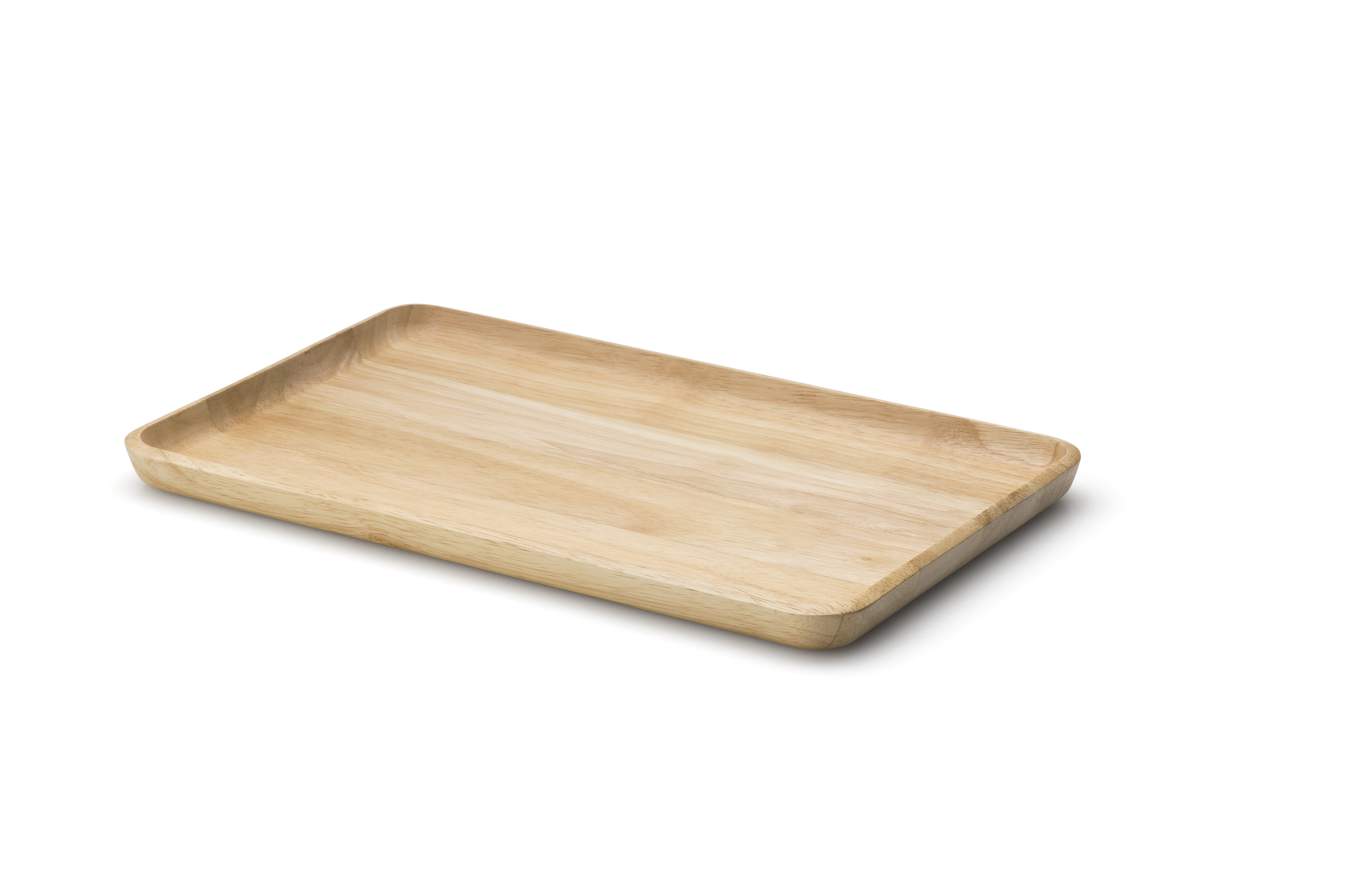 Continenta Tablett rechteckig, Gummibaum
