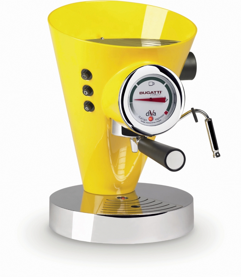 Bugatti Diva Espressomaschine Yellow Gelb