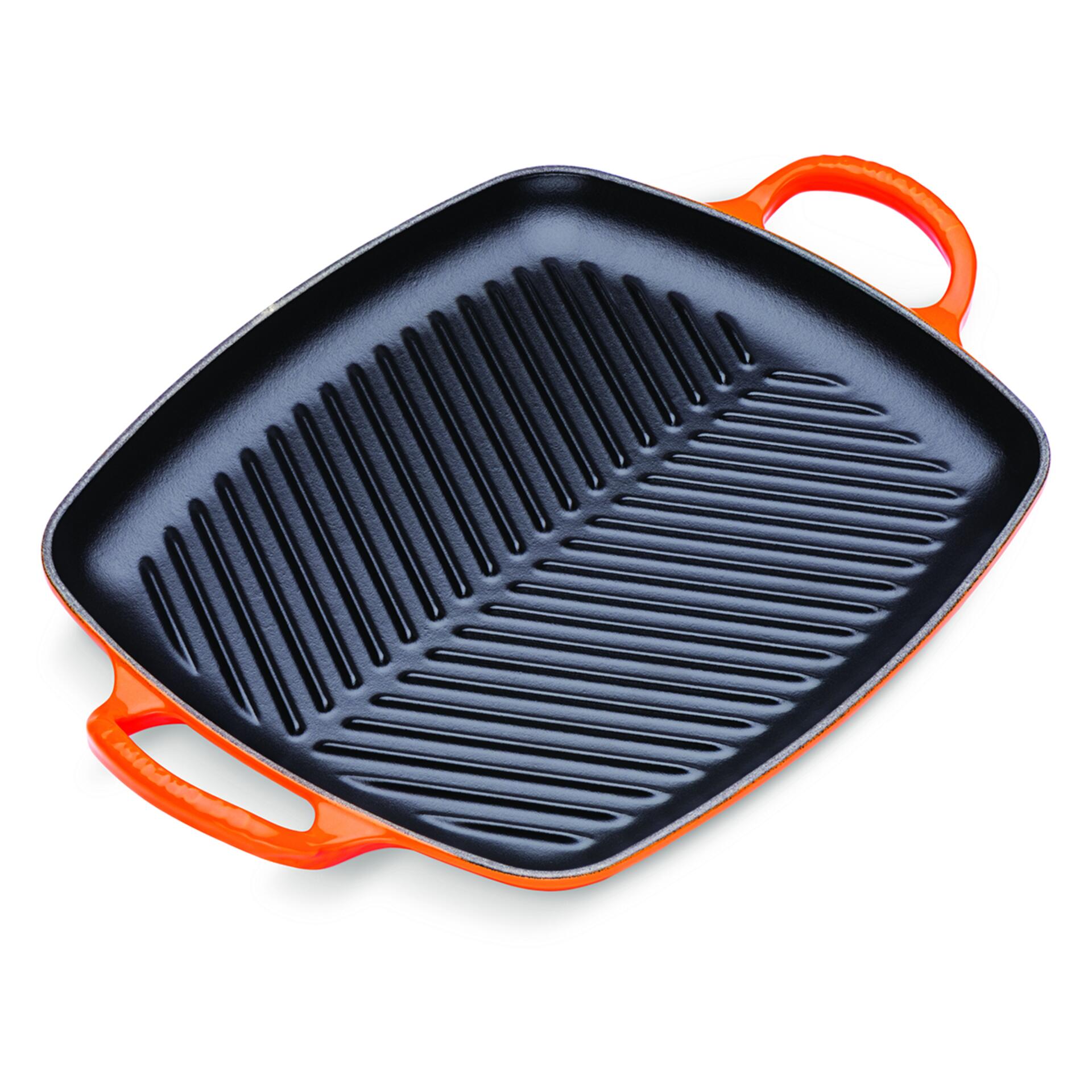 Le Creuset Grillplatte Signature Rechteckig 30 cm Ofenrot