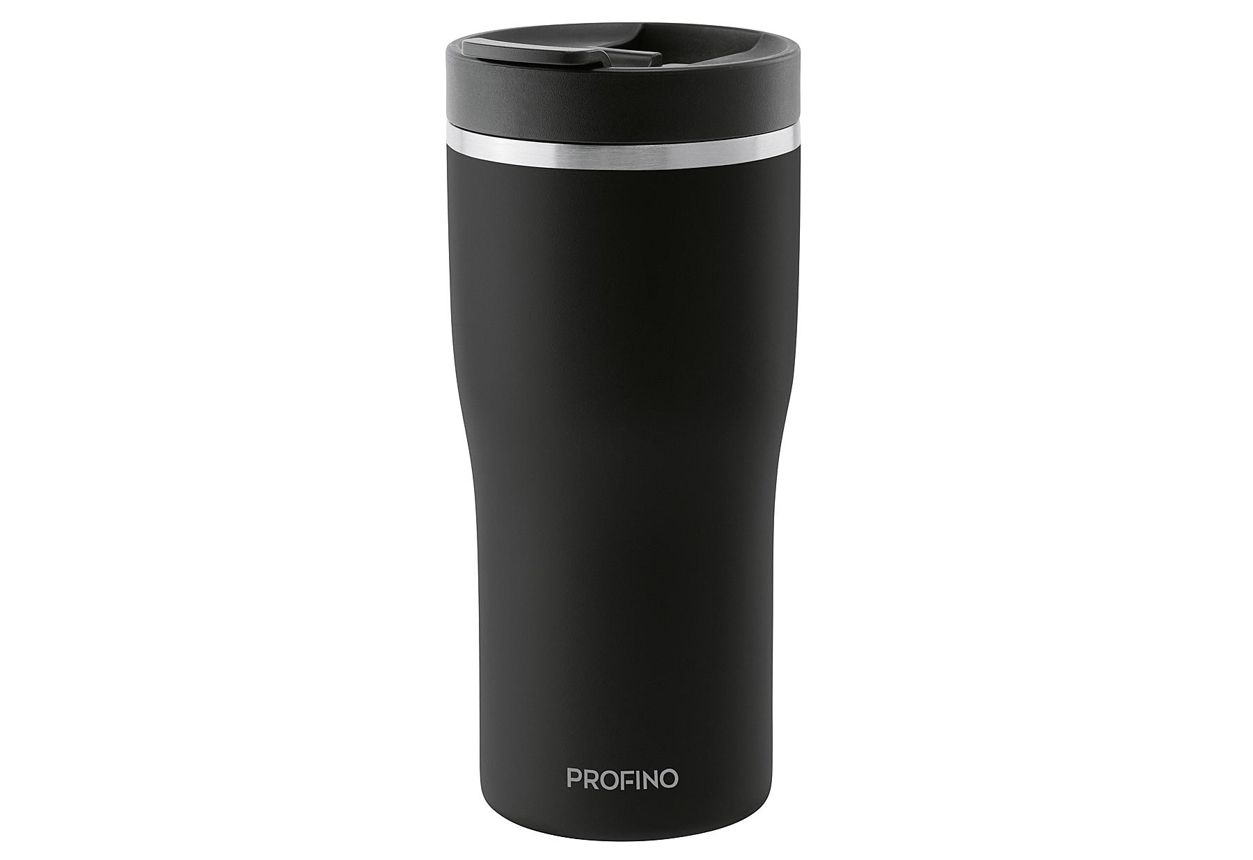 PROFINO Kaffeebecher BARISTA, 350 ml, Schwarz