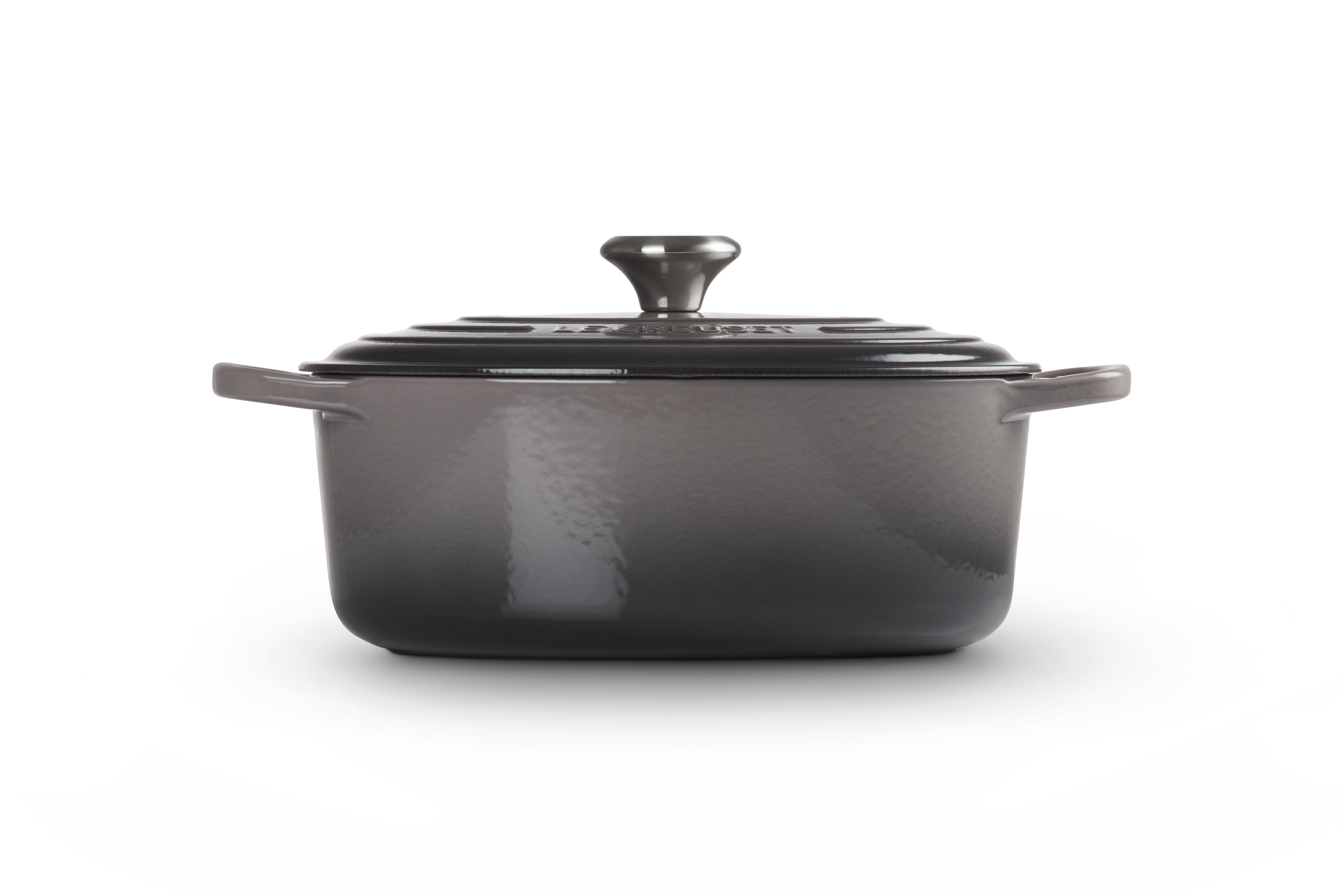 Le Creuset Bräter Signature, rund, 29 cm Flint