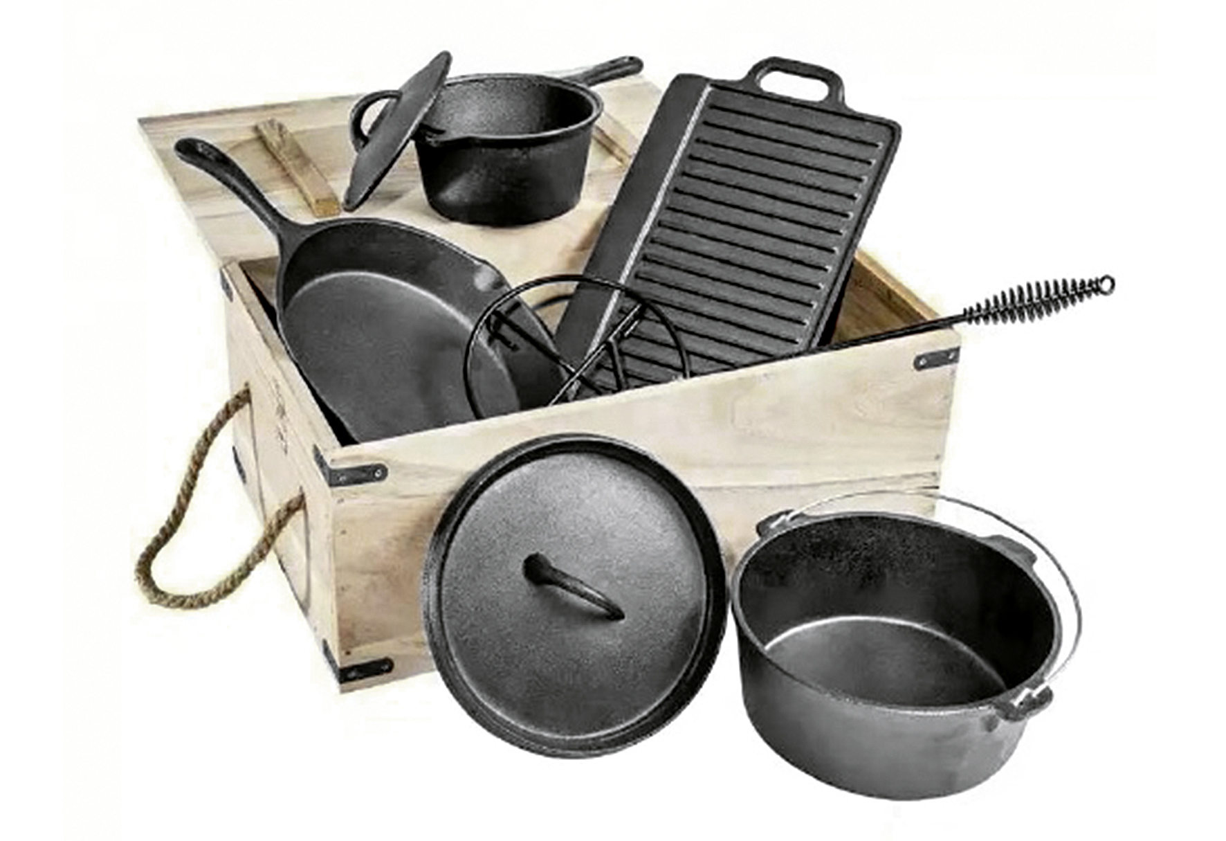 HI Kochtopf Set 'Dutch Oven' 9-teilig