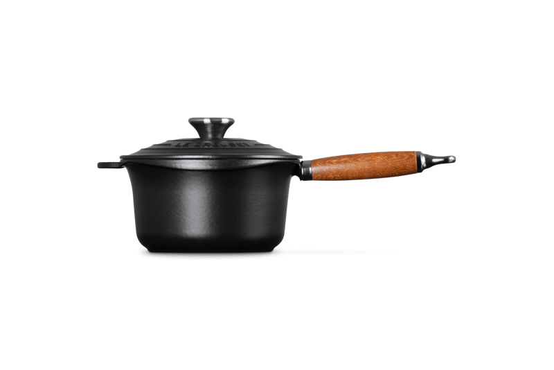 Le Creuset PROFITOPF MIT HOLZGRIFF 18 CM SCHWARZ