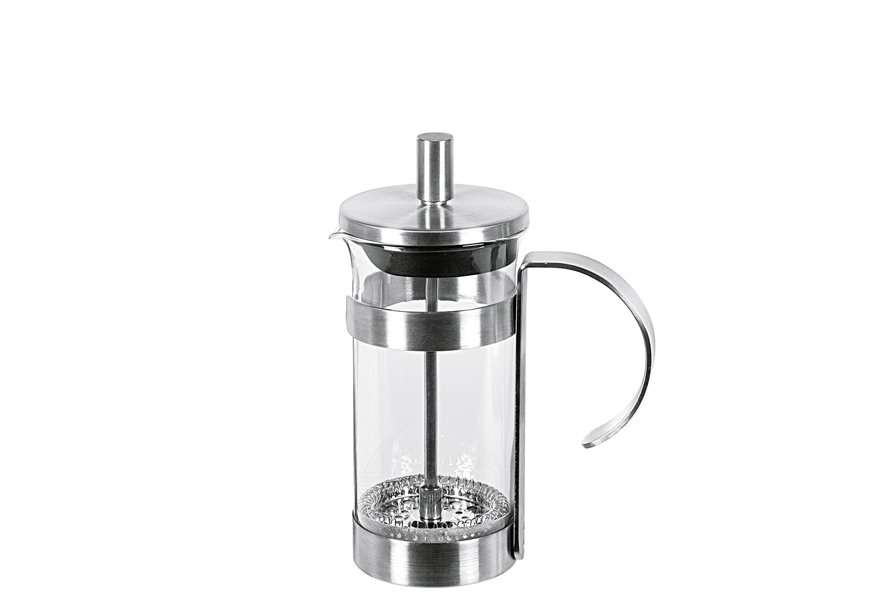 My Basics Kaffeebereiter 3 Tassen Edelstahl satiniert 350 ml Ø 6.7 cm silberfarben