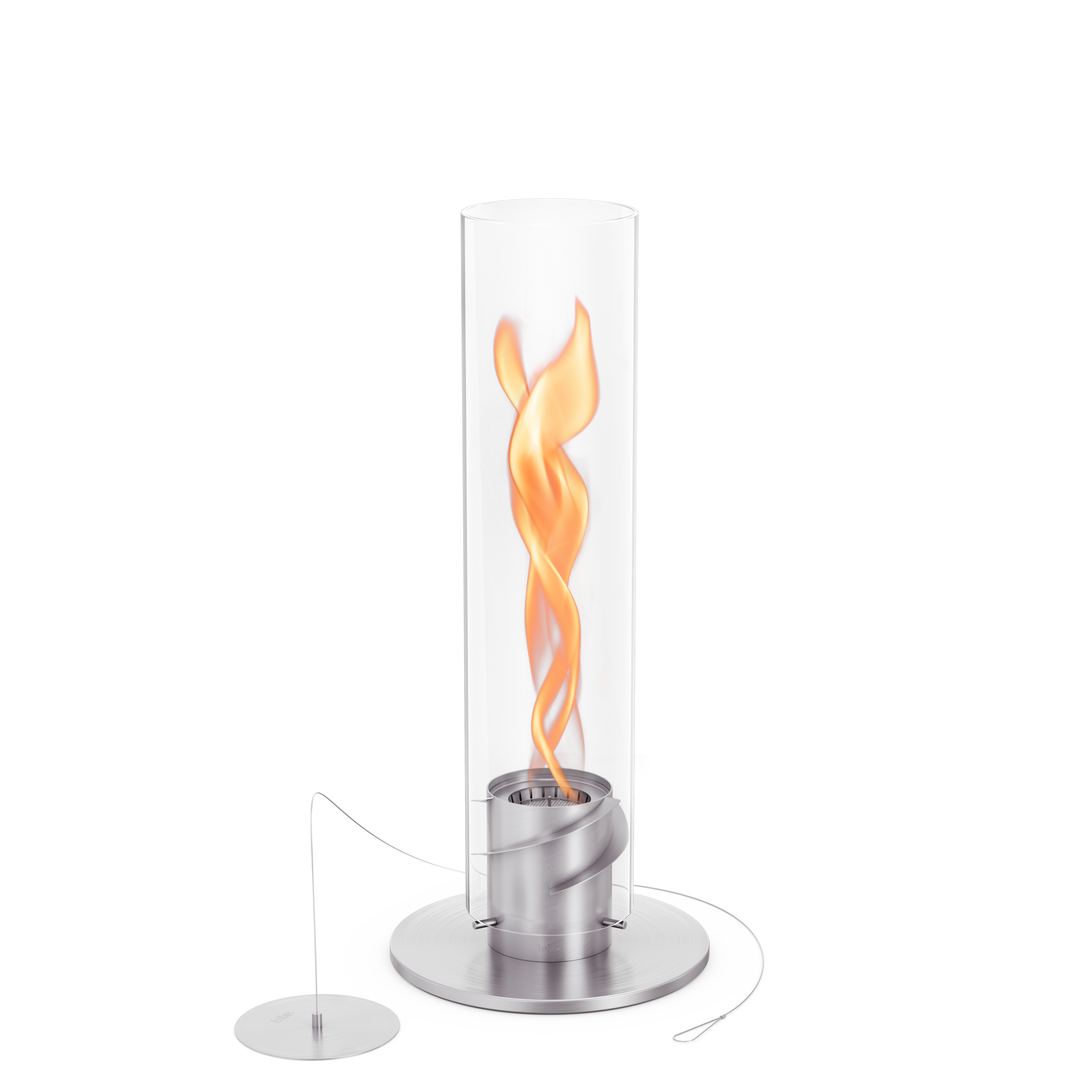 Höfats SPIN 1200 Tischfeuer silber