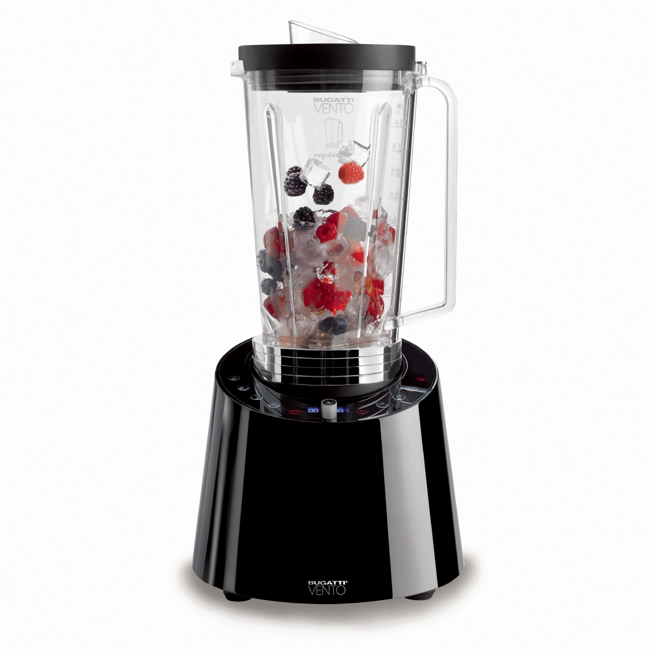 Bugatti Vento Power Blender Hochleistungsmixer Black Schwarz