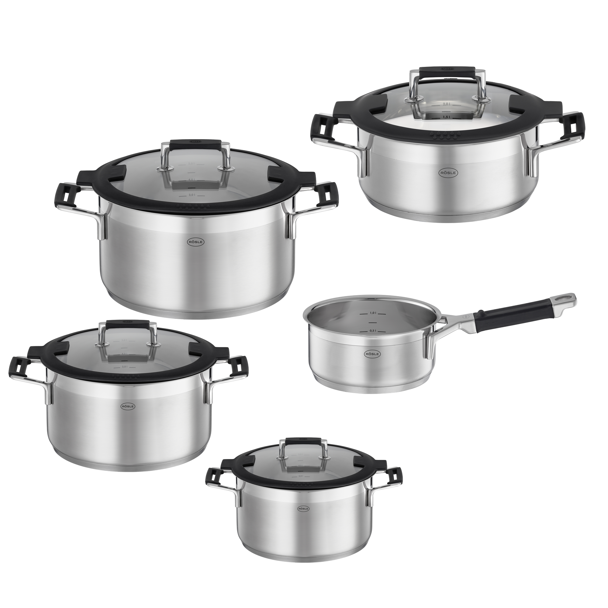 Rösle Topf-Set 5-tlg Silence Pro
