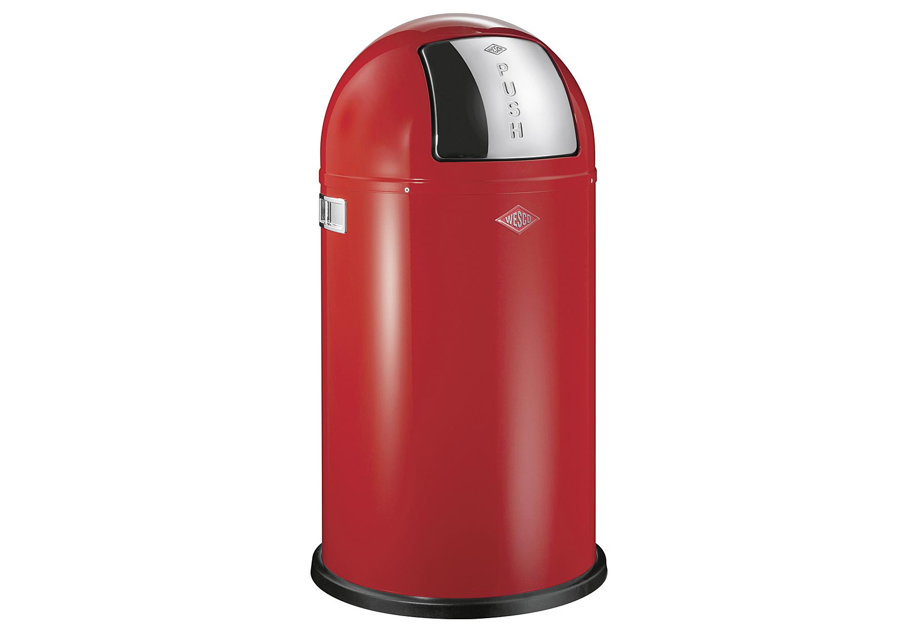 WESCO Abfallsammler "Pushboy" 50000 ml rot
