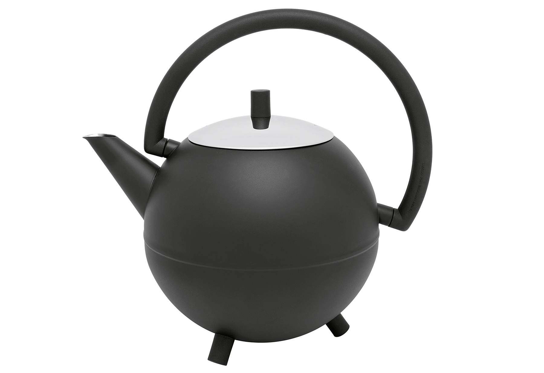 BREDEMEIJER Teekanne Saturn 1,2l matt schwarz Design