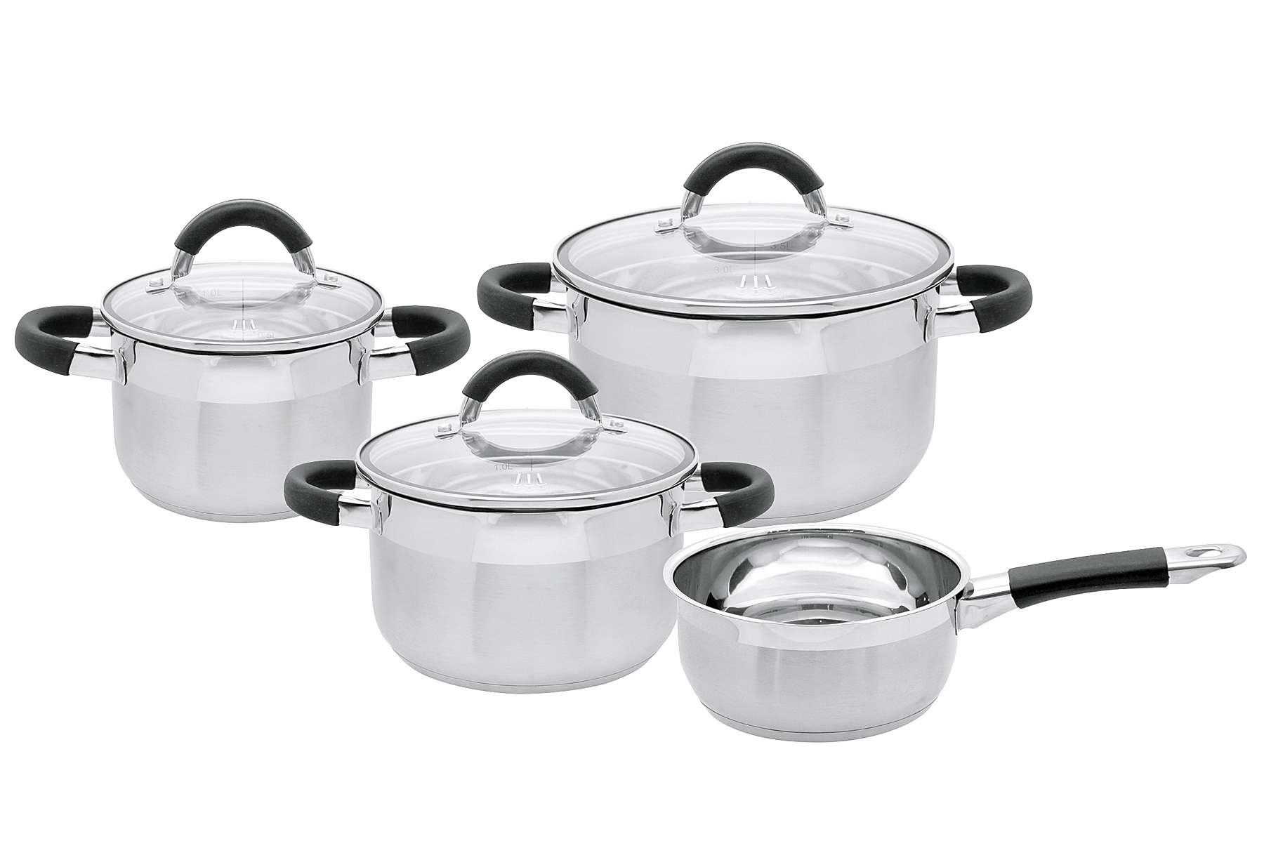 ELO Topfset 'Black Steam' 4-teilig