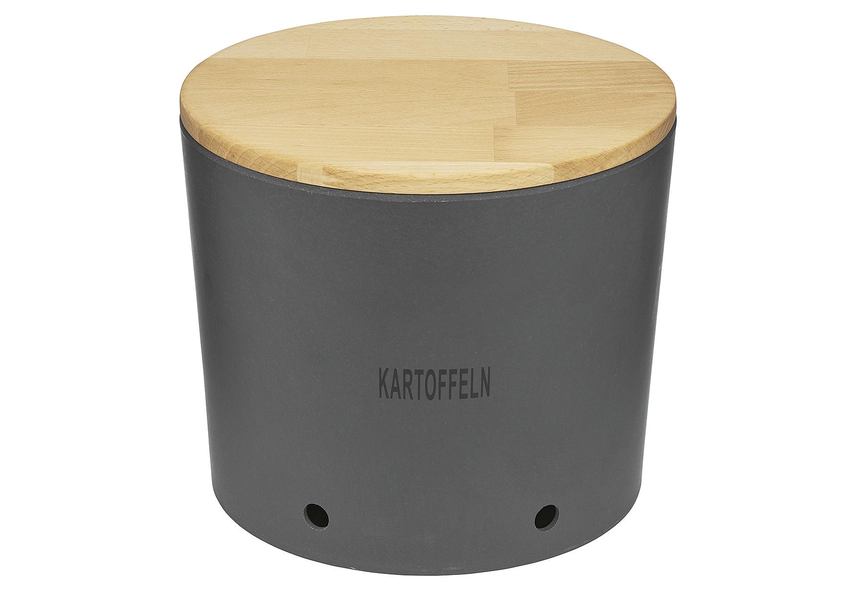 MAGU Kartoffeltopf "Natur-Design" Ø 23 cm schiefer