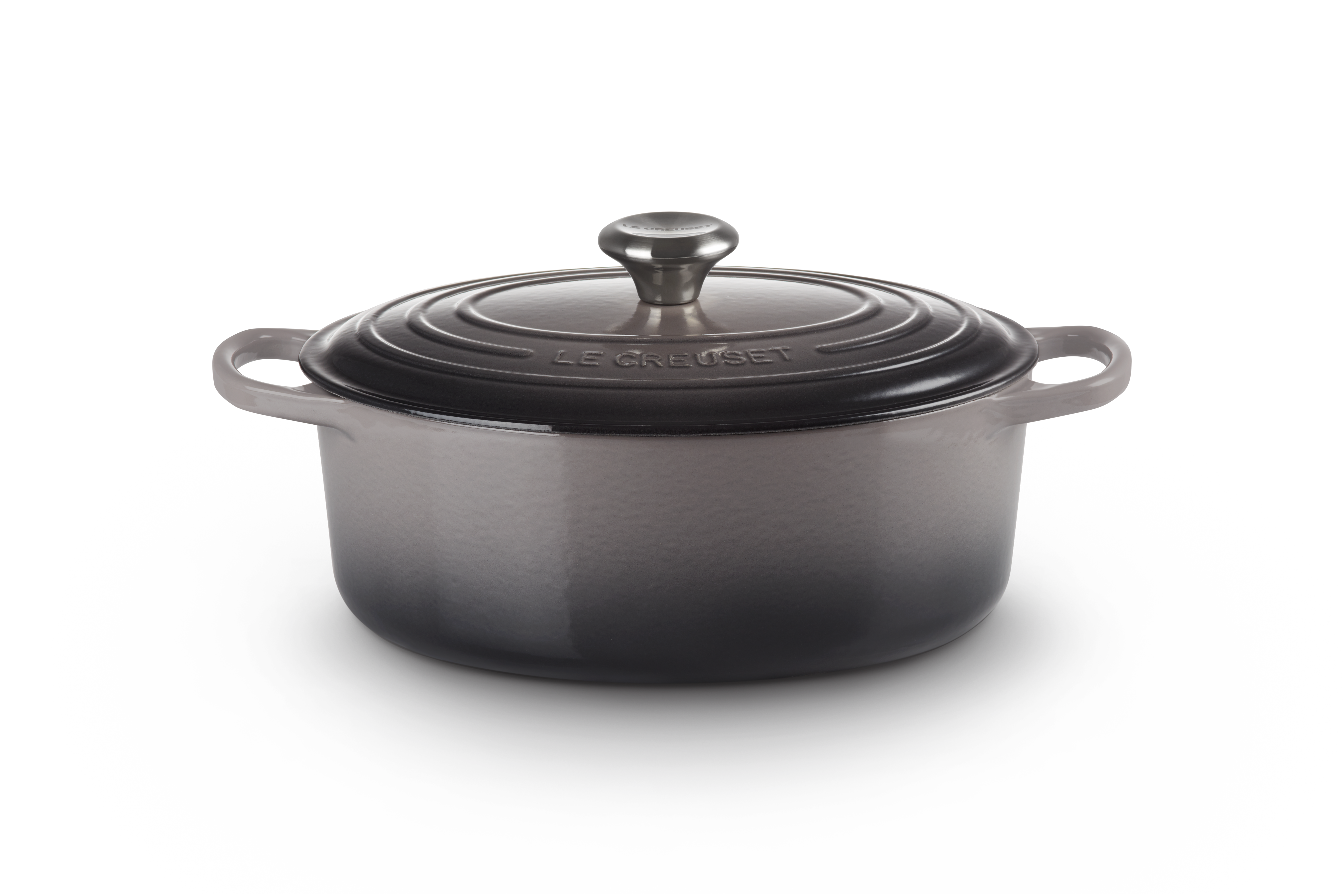 Le Creuset Bräter Signature, rund, 29 cm Flint