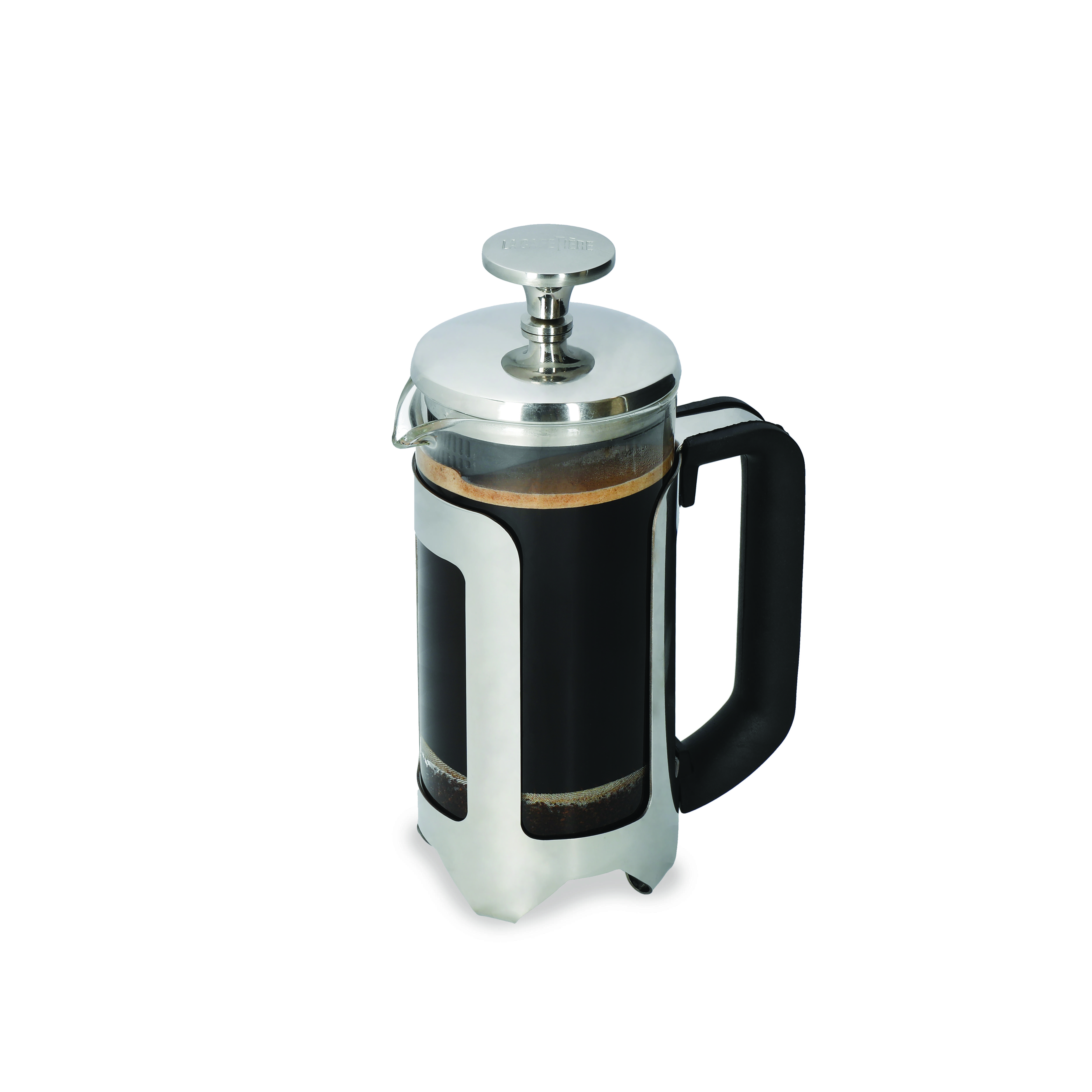 LA CAFETIÈRE Kaffeebereiter "Roma" 3 Tassen 350 ml silber